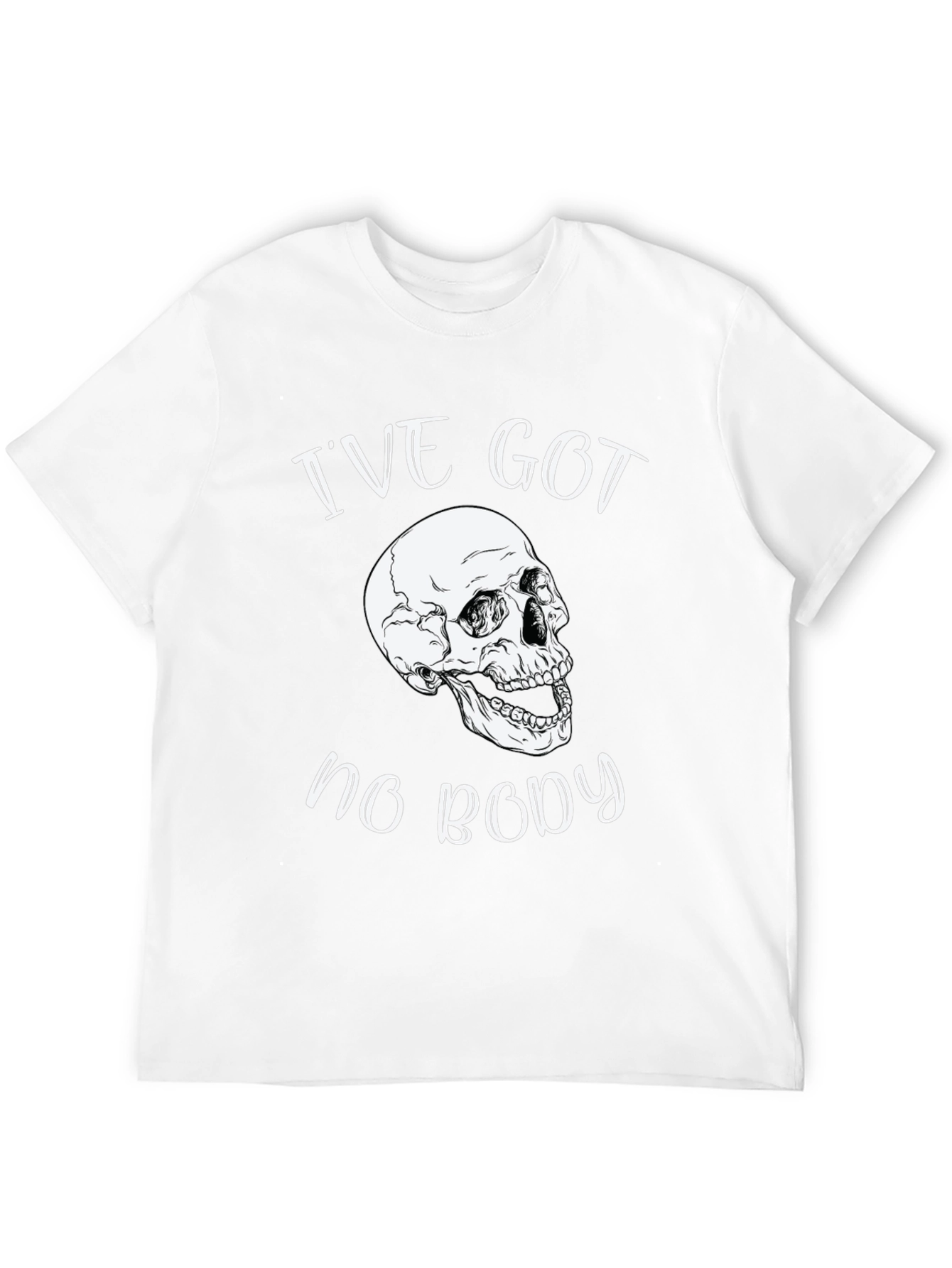 Ive Got No Body Skull Graphic Tee