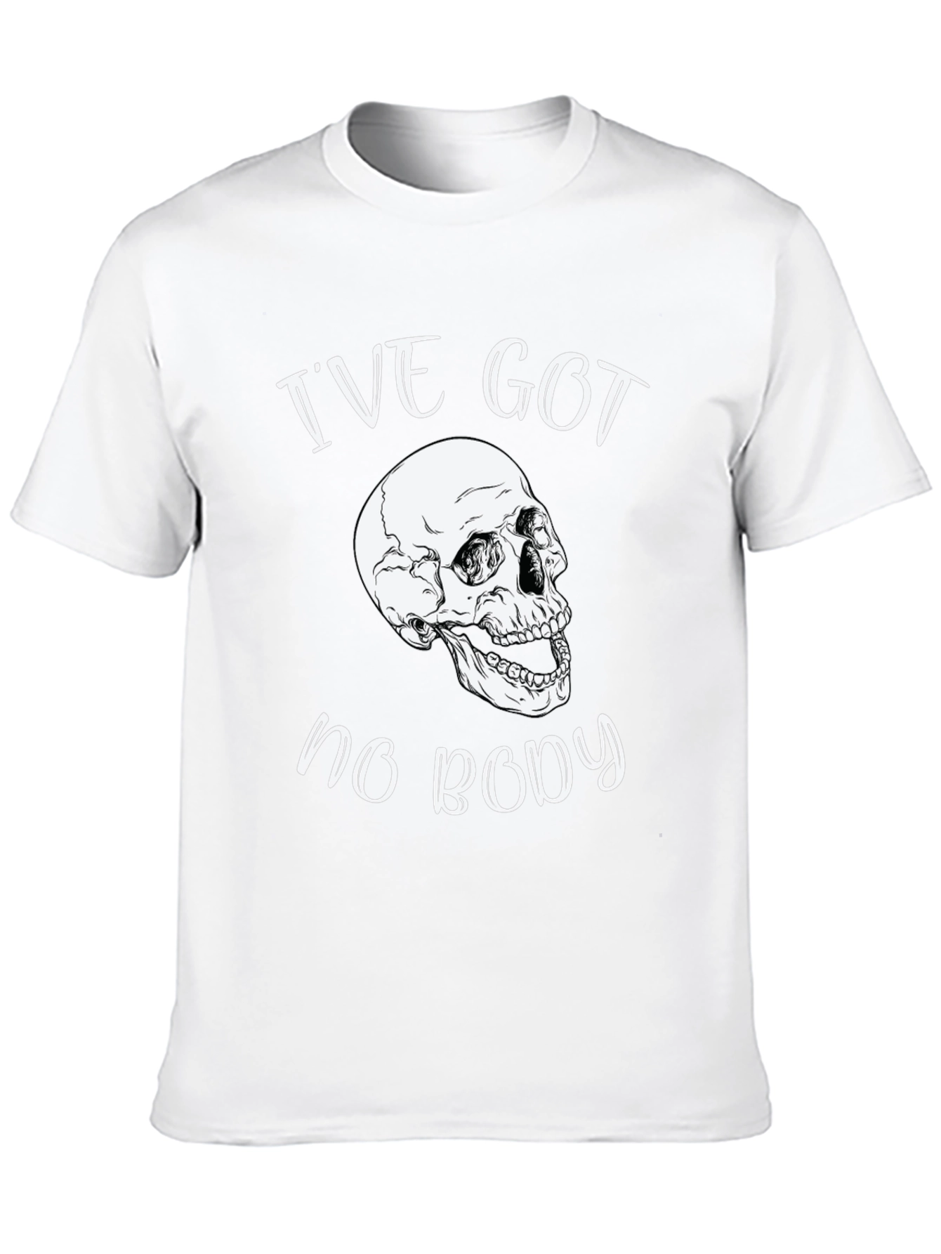 Ive Got No Body Skull Graphic Tee