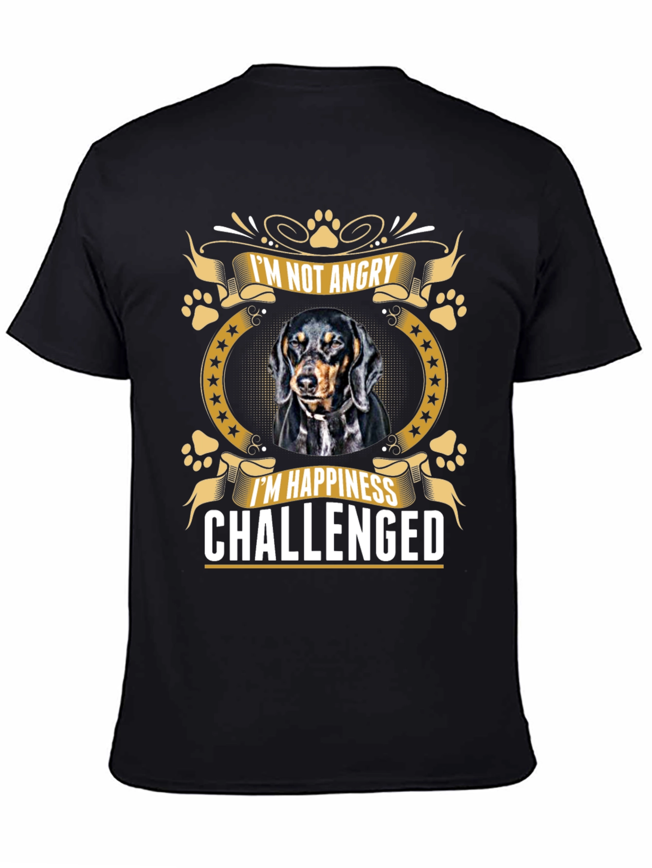 Im Not Angry T-Shirt: Dachshund Lovers Tee