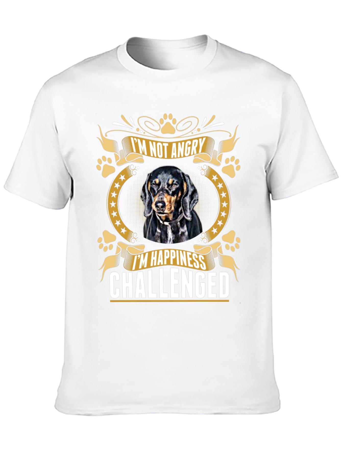 Im Not Angry T-Shirt: Dachshund Lovers Tee