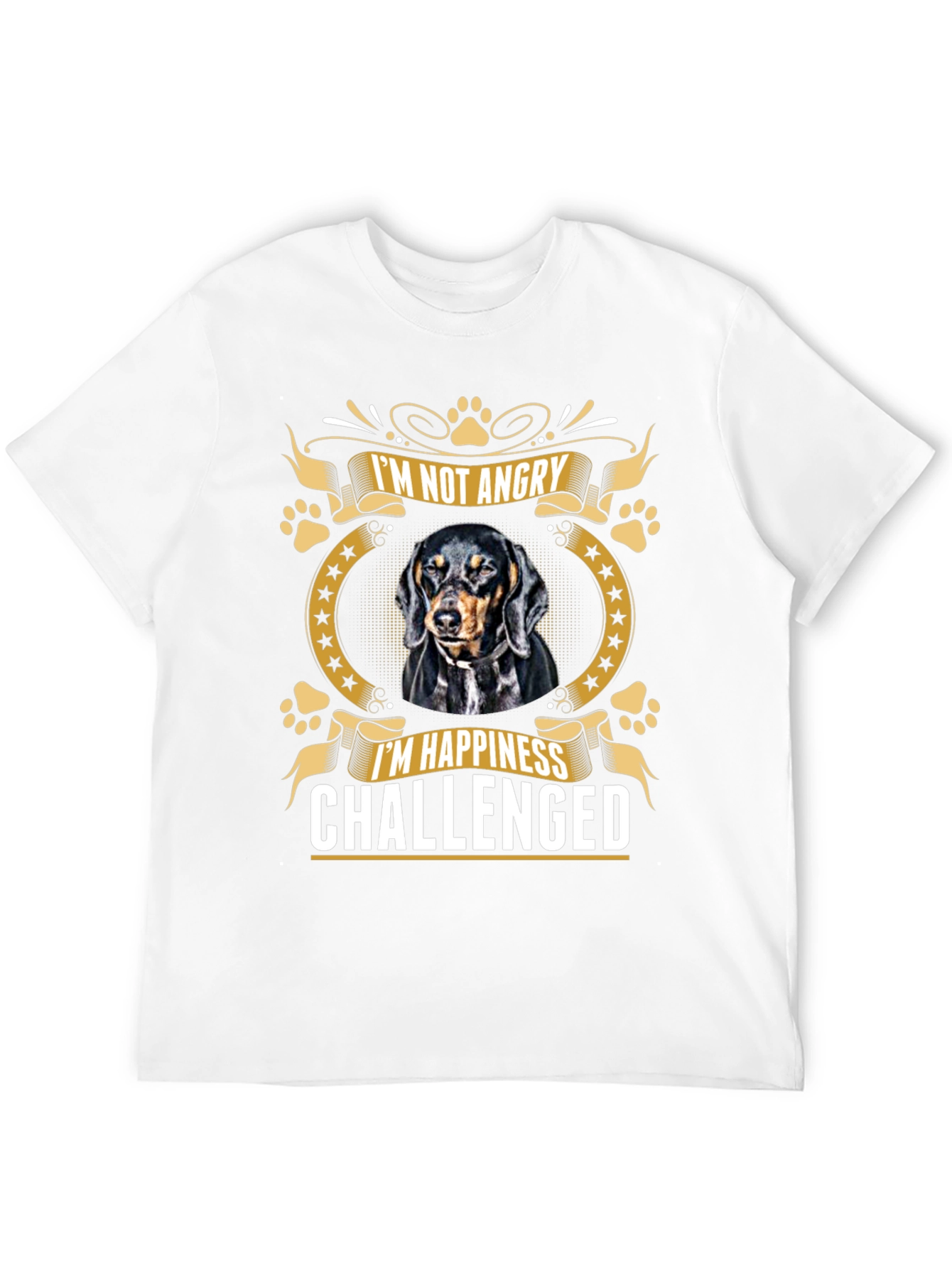 Im Not Angry T-Shirt: Dachshund Lovers Tee