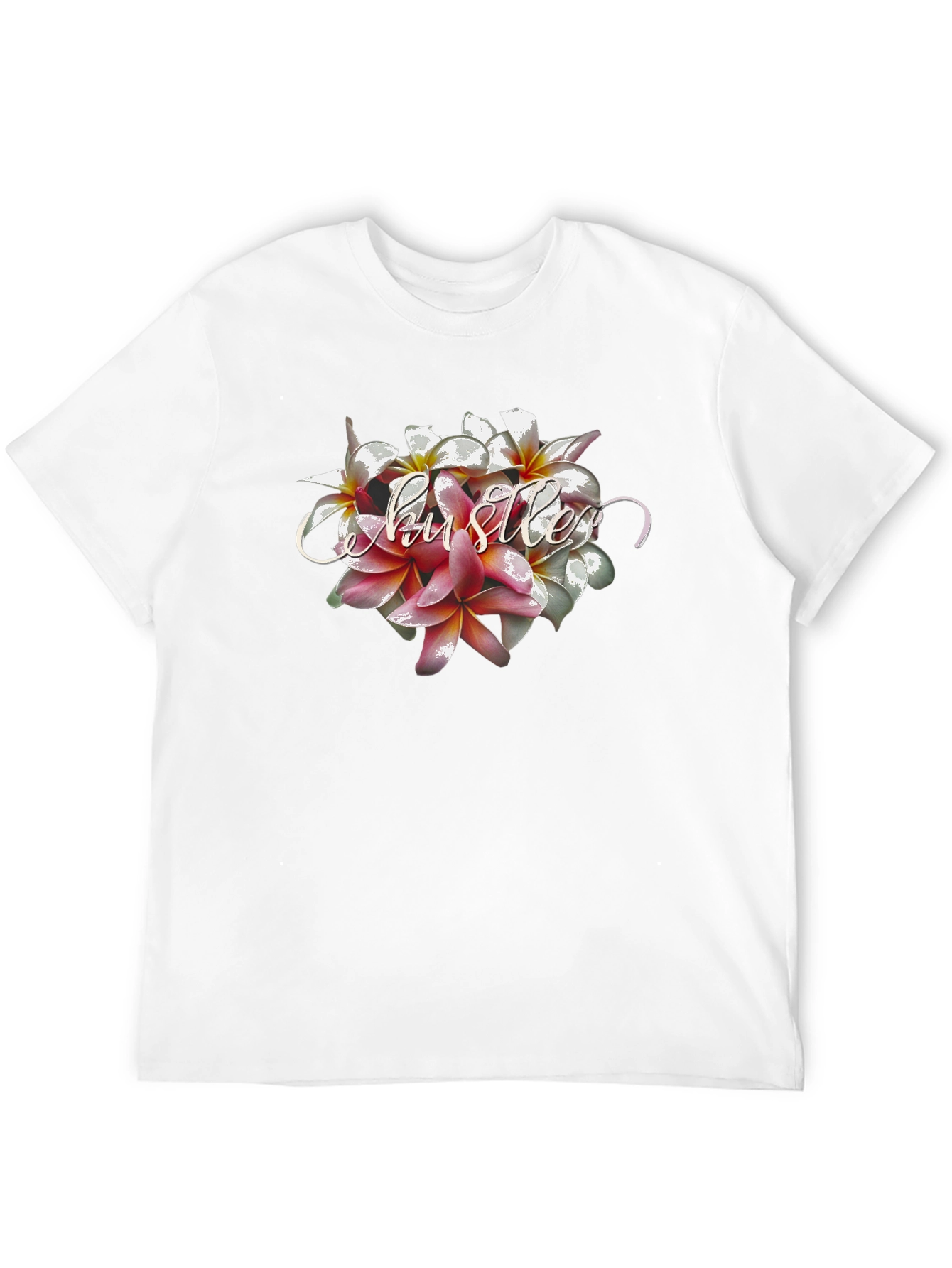 Floral Hustler Tee - Stylish Graphic T-Shirt