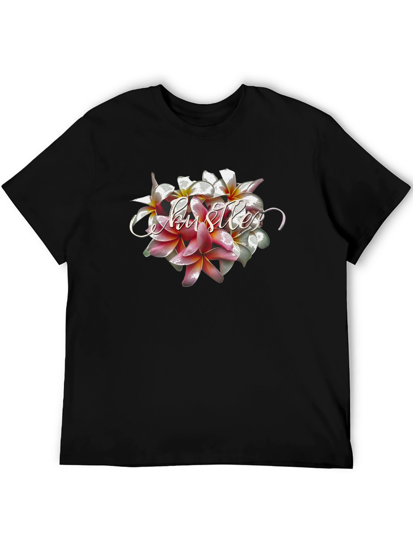 Floral Hustler Tee - Stylish Graphic T-Shirt