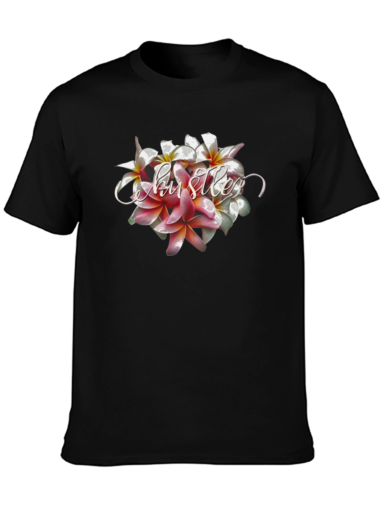 Floral Hustler Tee - Stylish Graphic T-Shirt