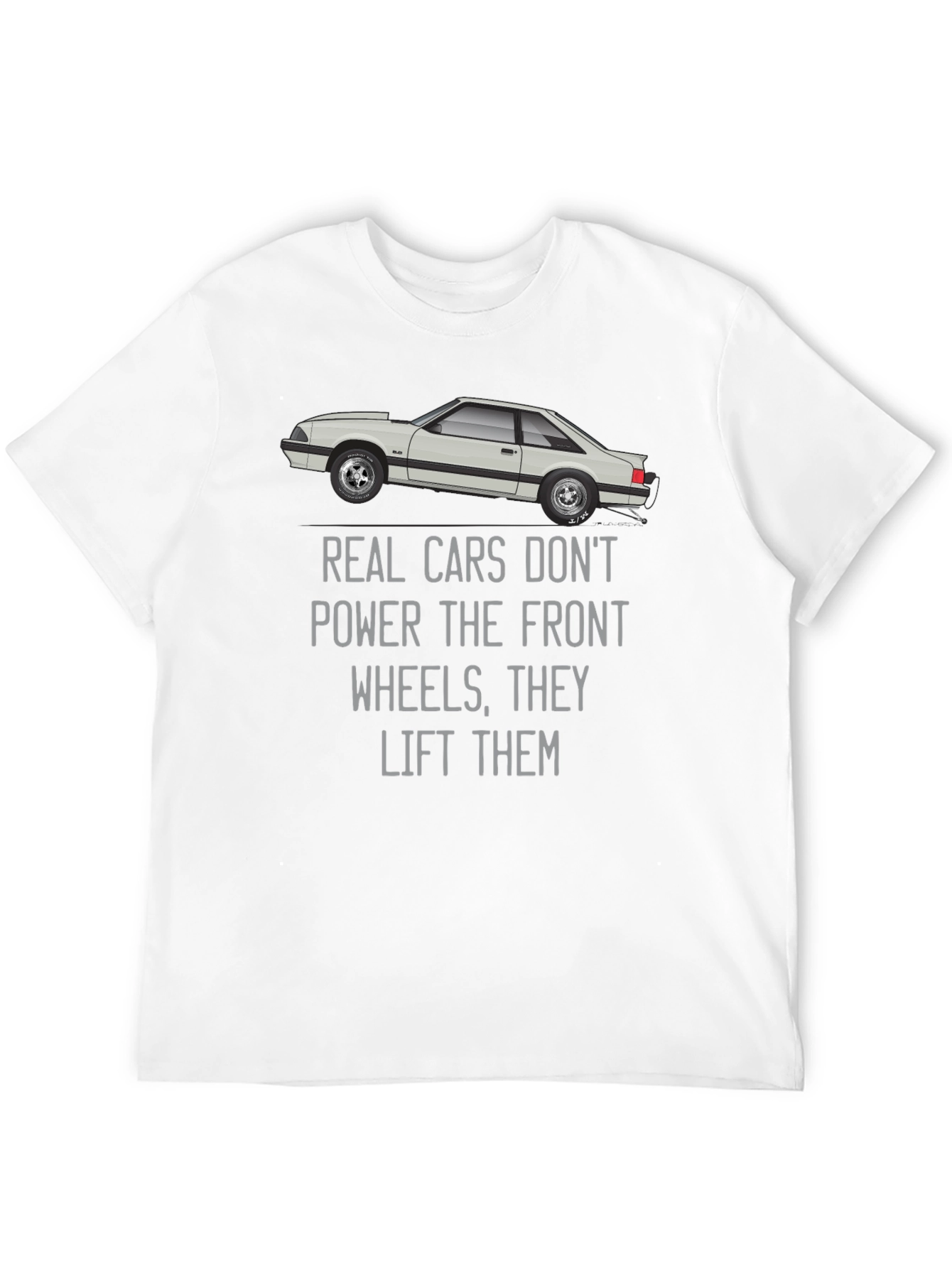 Real Cars Lift Front Wheels Graphic Tee