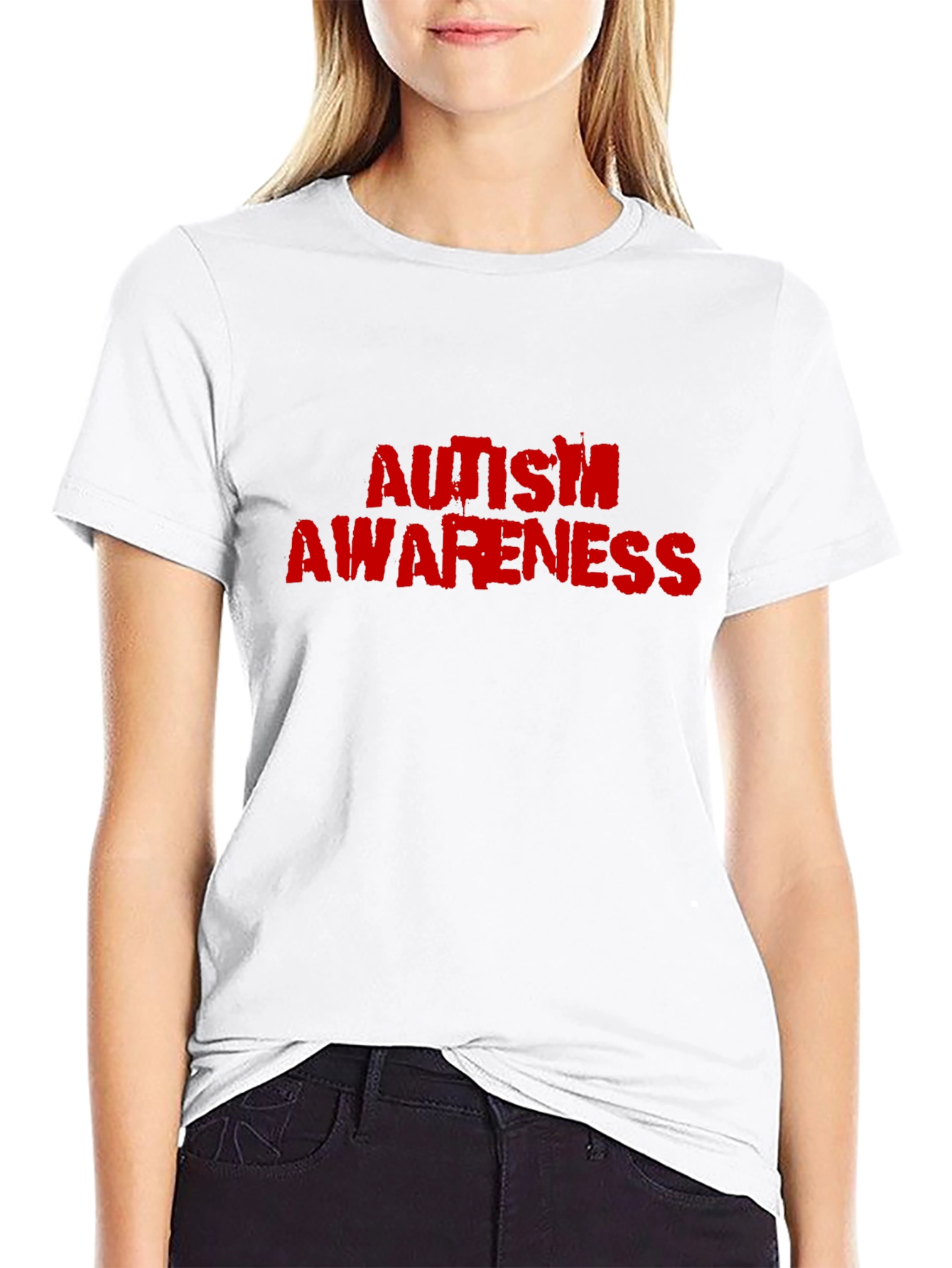 Autism Awareness Graphic T-Shirt - Black