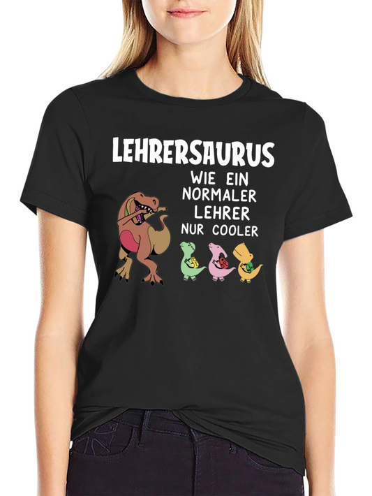 Lehrersaurus T-Shirt - Cool Teacher Dinosaur Tee