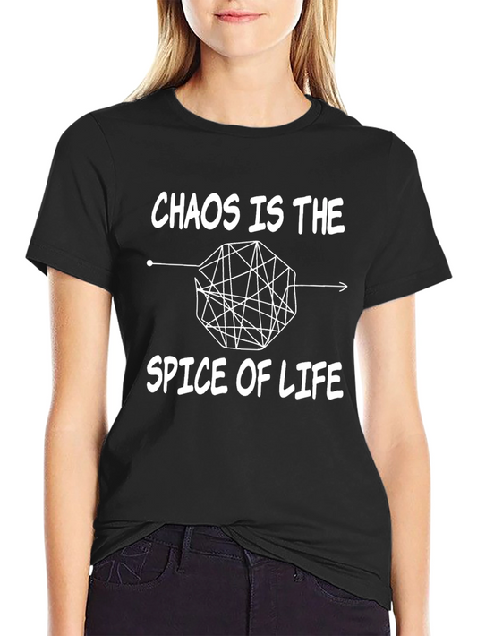 Chaos Spice of Life Black Graphic T-Shirt