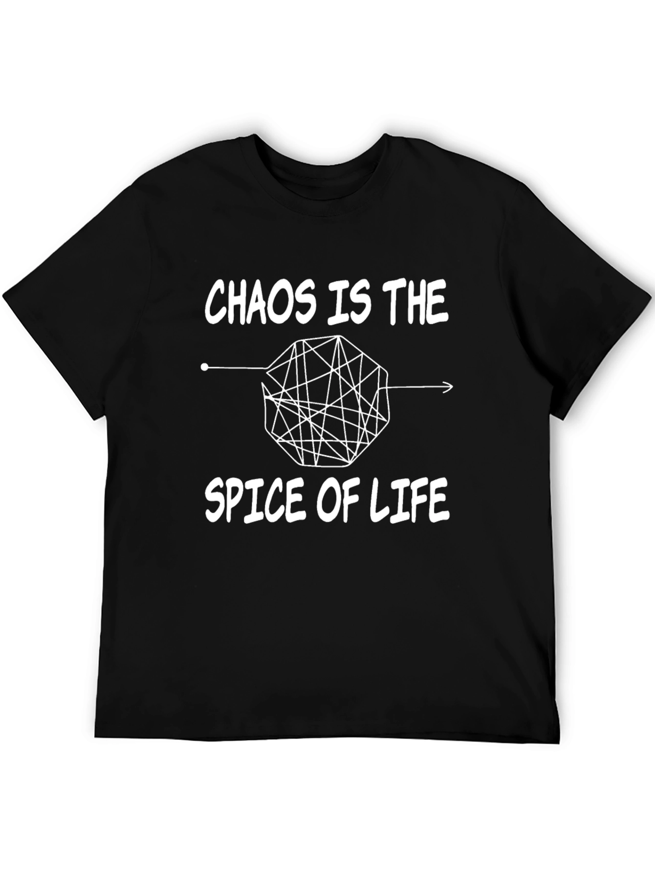 Chaos Spice of Life Black Graphic T-Shirt