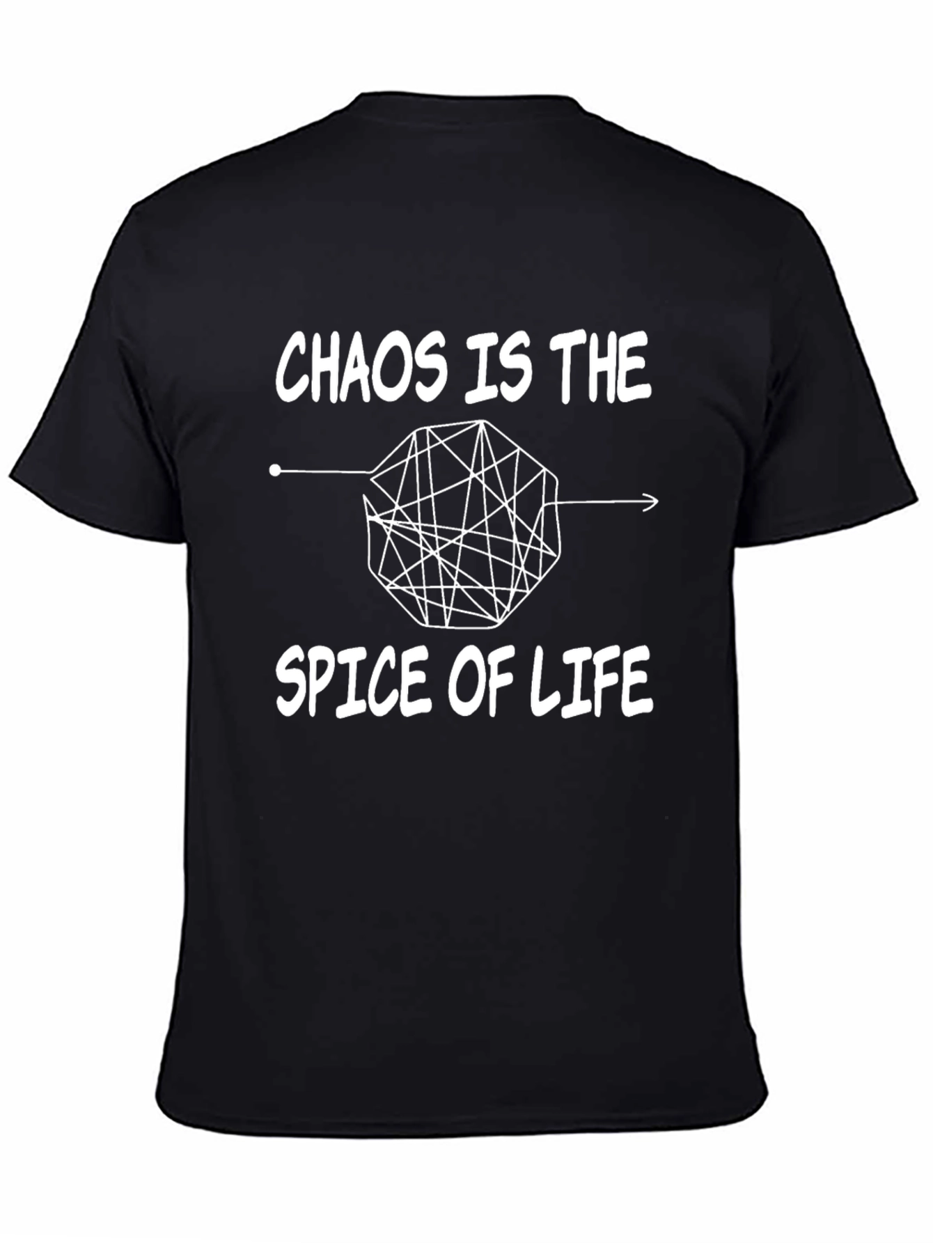 Chaos Spice of Life Black Graphic T-Shirt