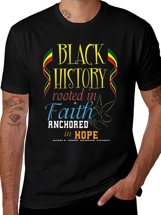 Black History Rooted in Faith T-Shirt