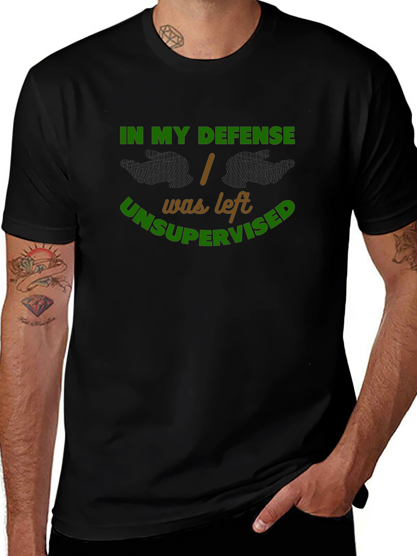 In My Defense Unsupervised Graphic Tee