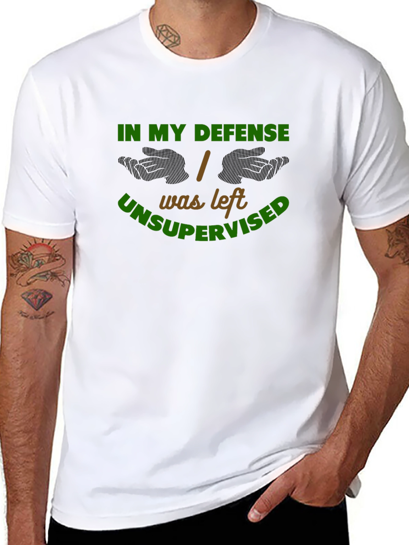 In My Defense Unsupervised Graphic Tee
