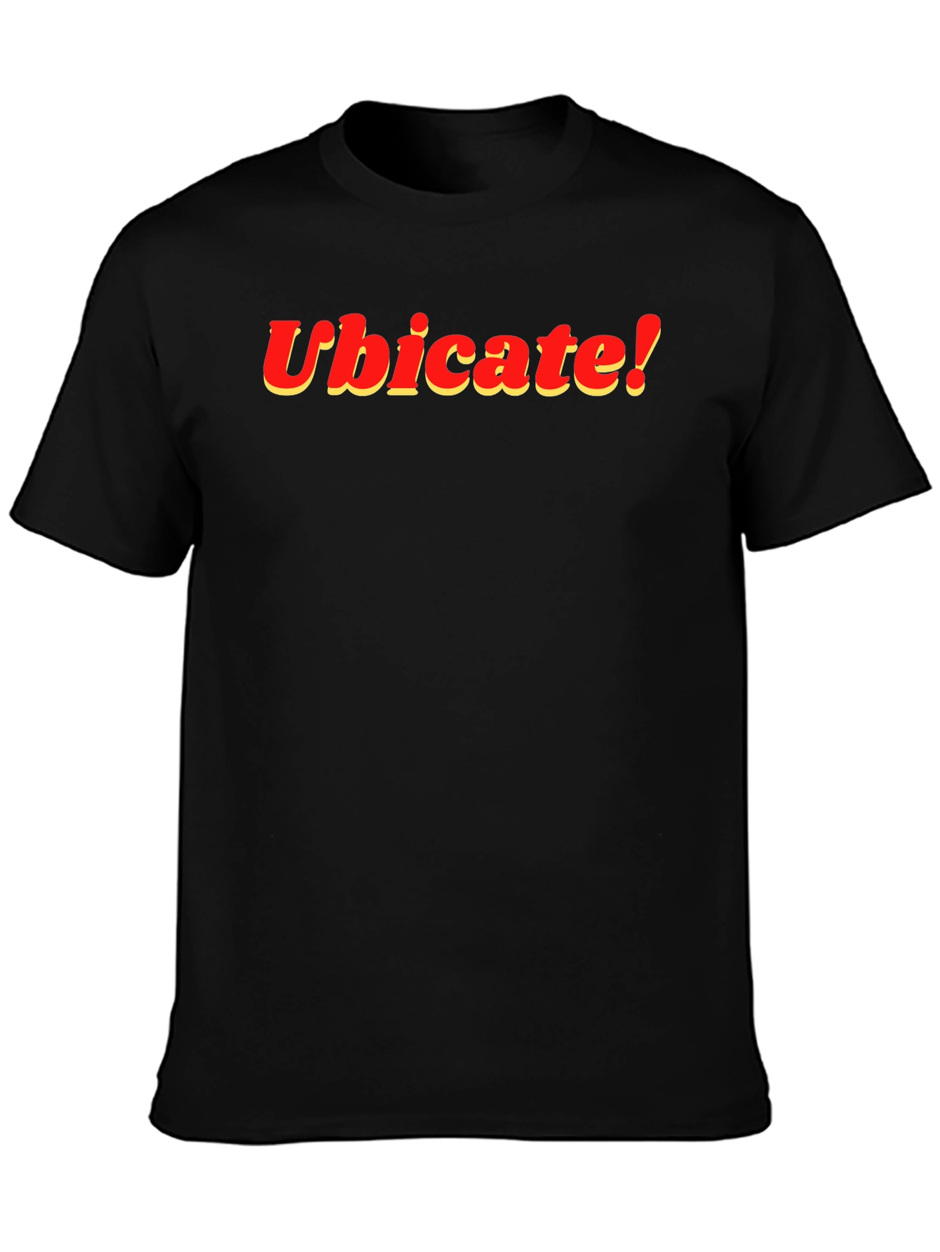 Ubicate! Black Graphic T-Shirt