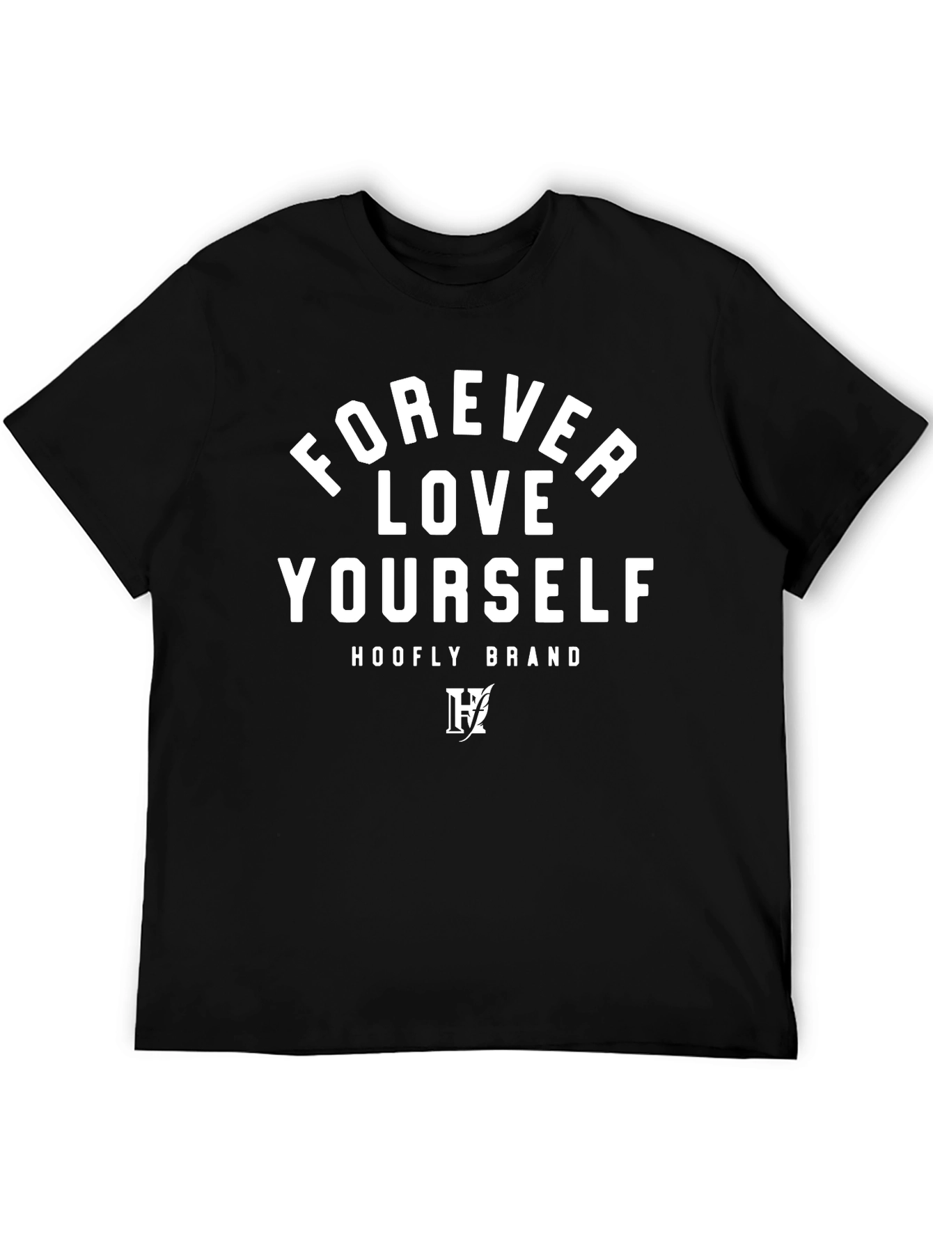 Forever Love Yourself Graphic Tee - Black