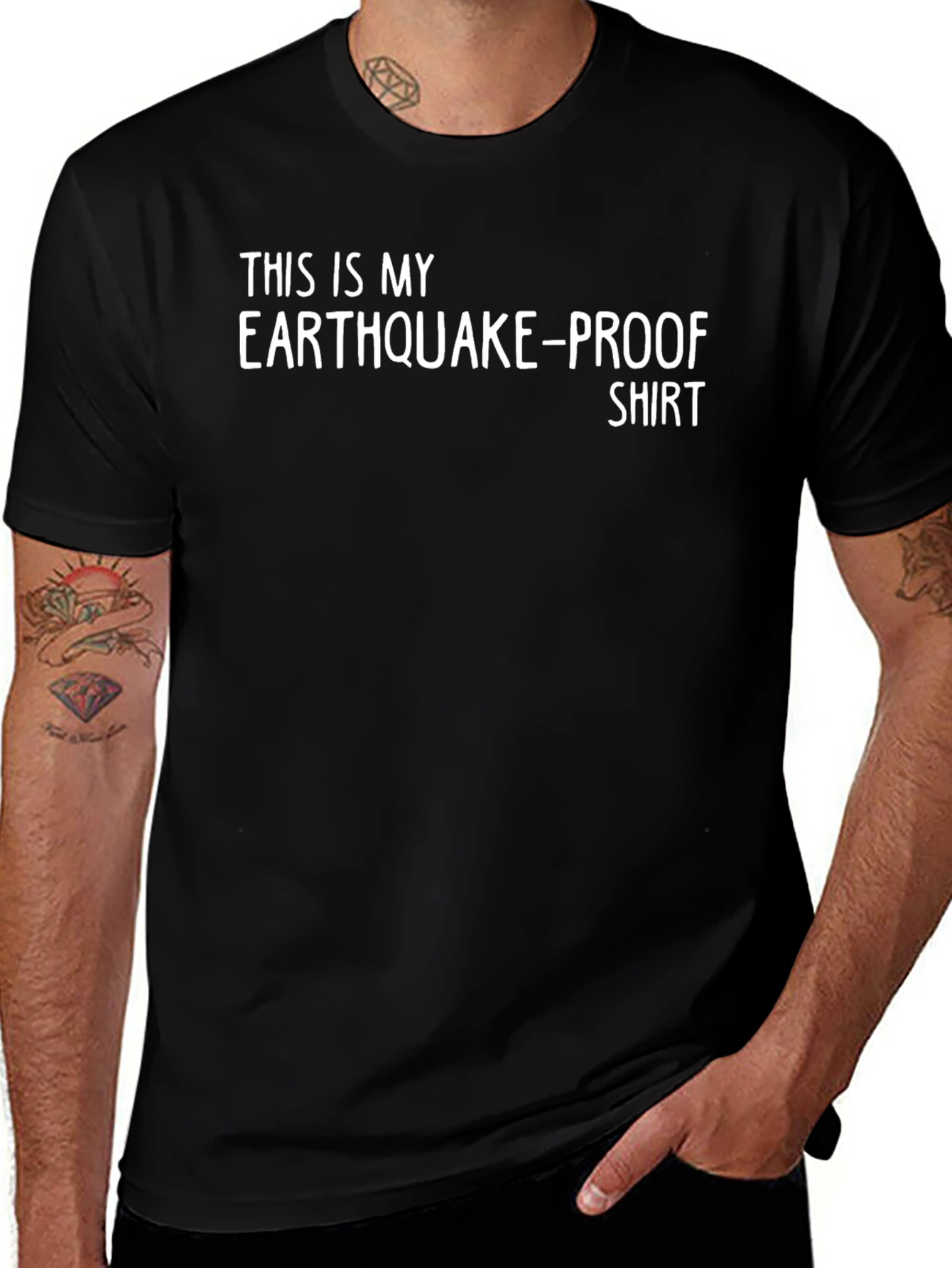 Earthquake-Proof Shirt - Novelty Tee