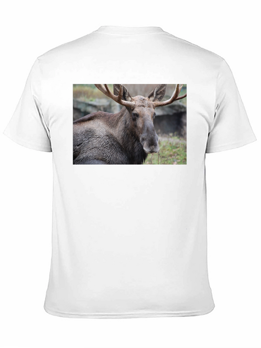 Moose Graphic T-Shirt - Wildlife Nature Tee