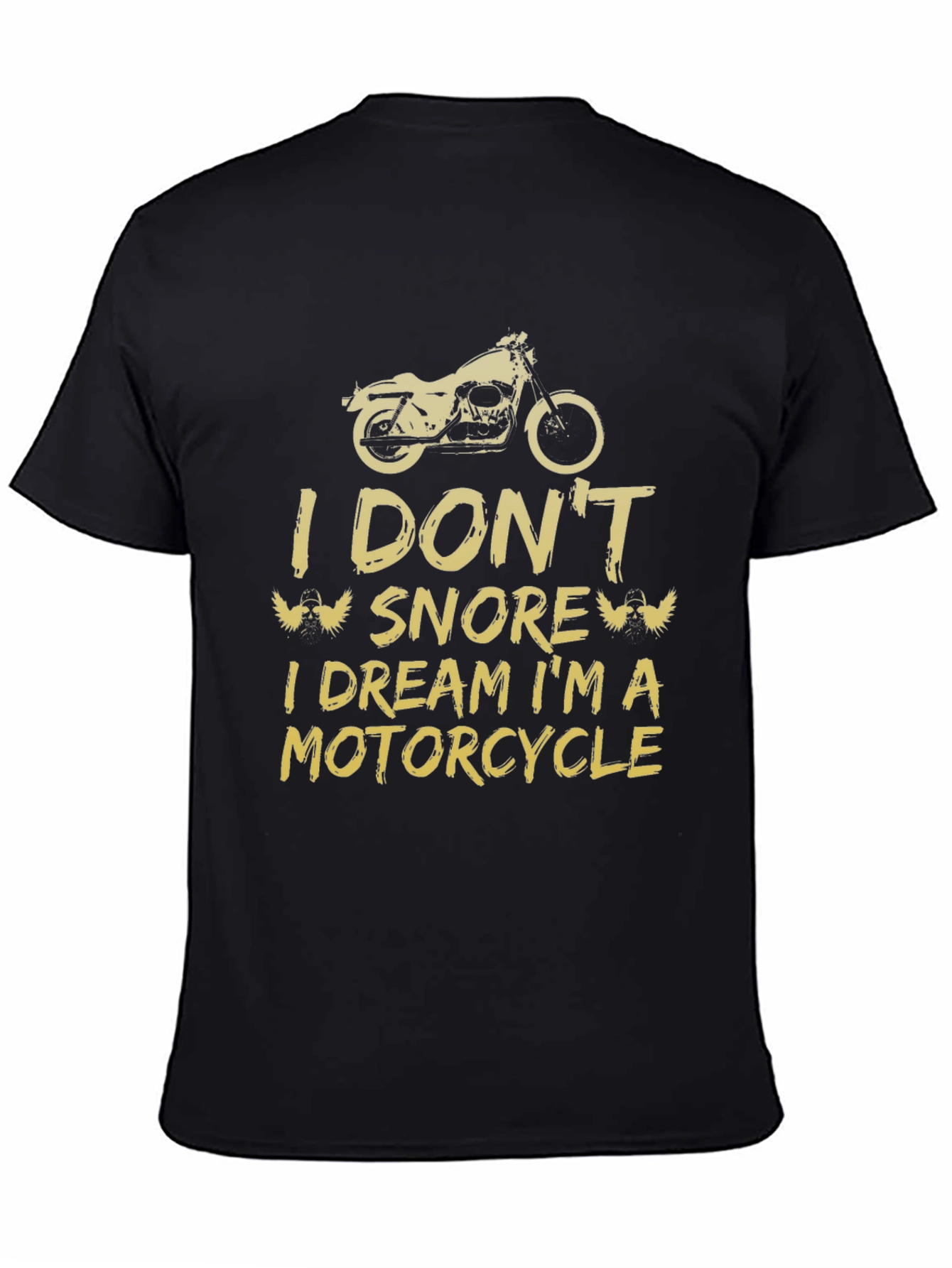 Motorcycle Dreamer Black T-Shirt