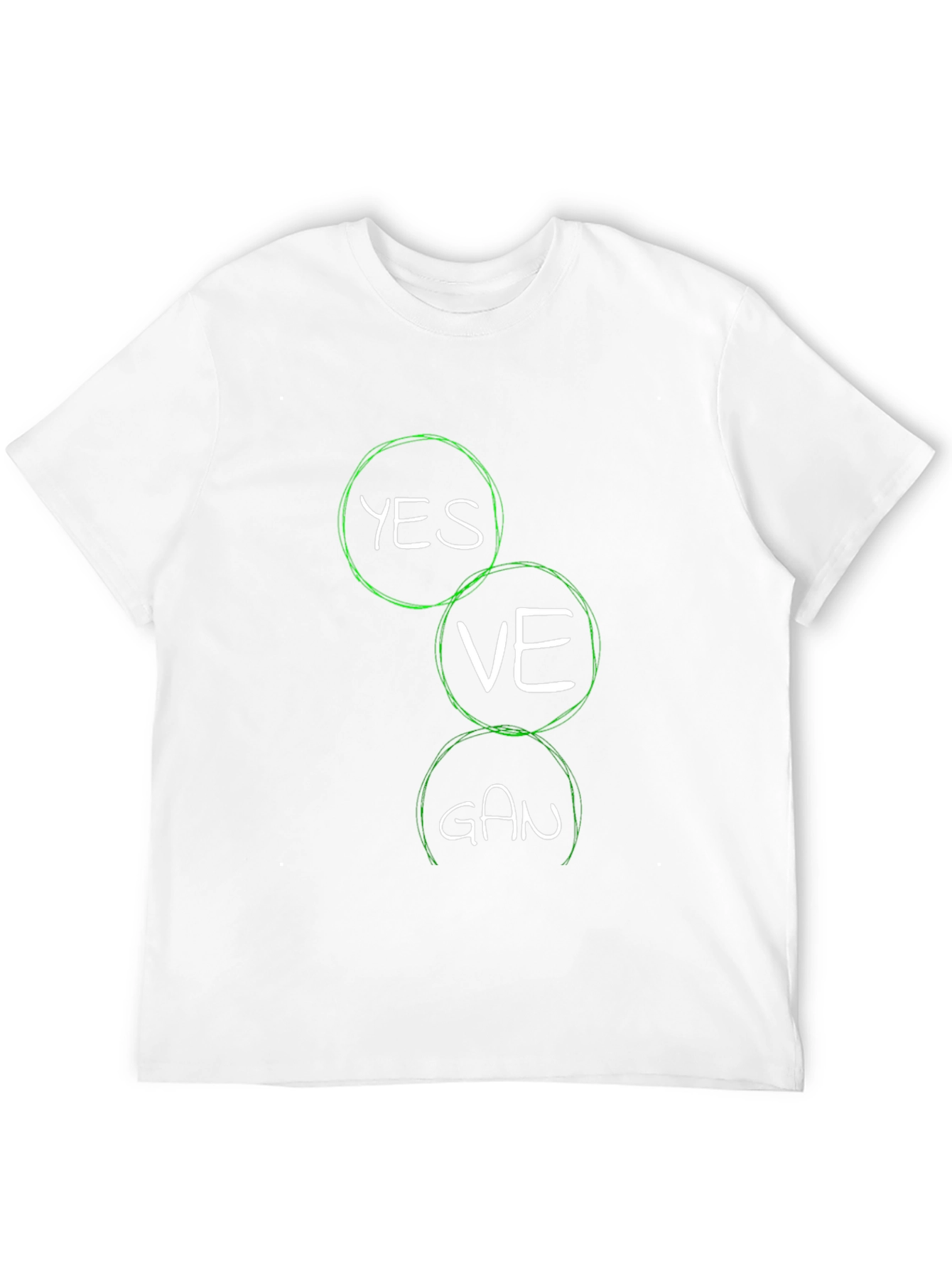 Vegan YES VEGAN Black T-Shirt