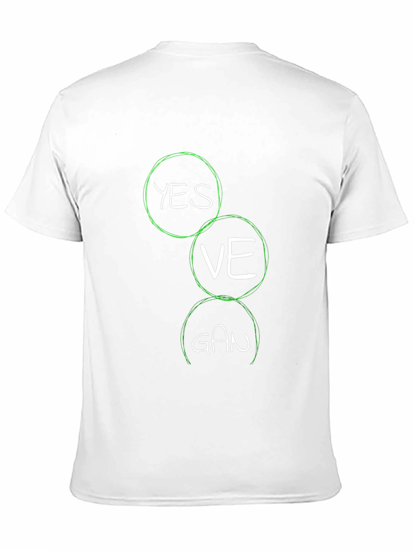 Vegan YES VEGAN Black T-Shirt