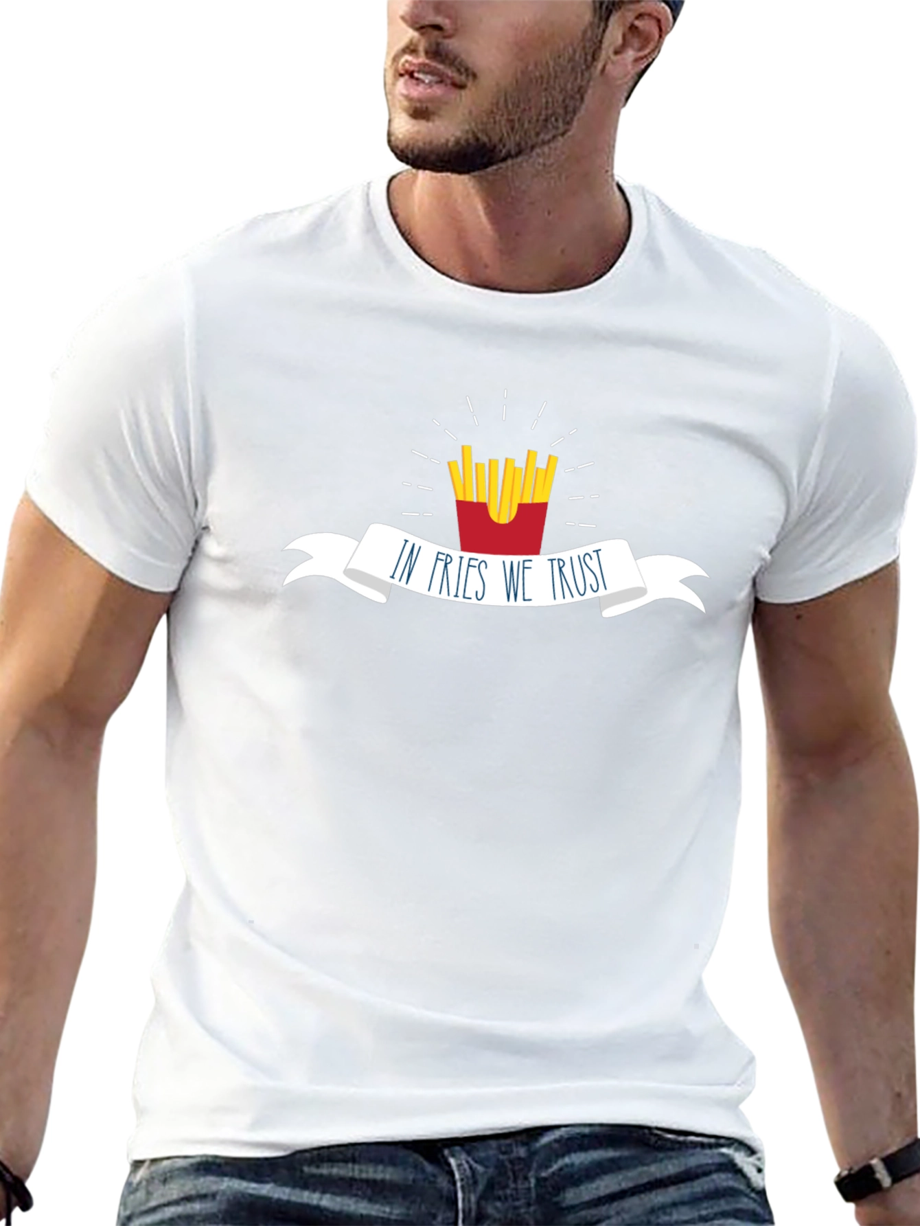 In Fries We Trust - Funny Foodie T-Shirt
