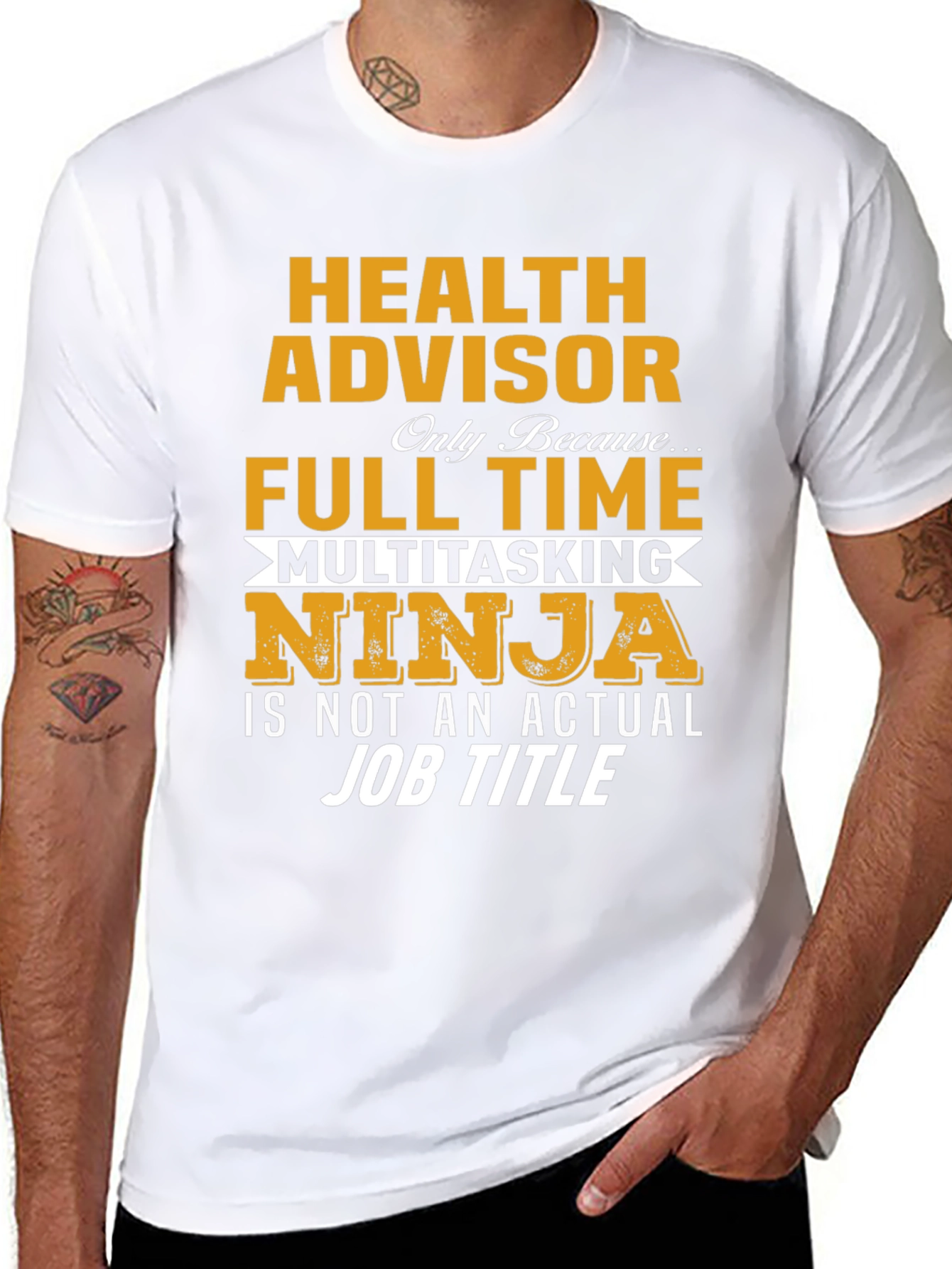 Health Advisor Multitasking Ninja T-Shirt