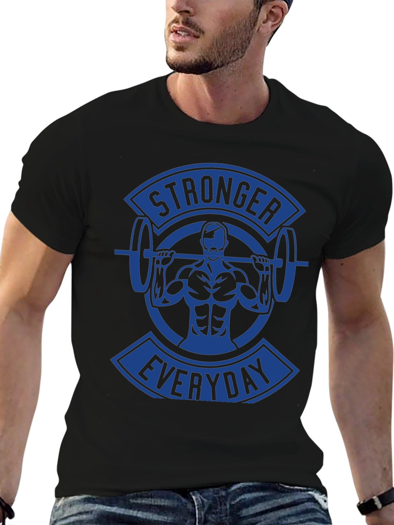 Stronger Everyday Graphic Tee - Gym & Fitness Shirt