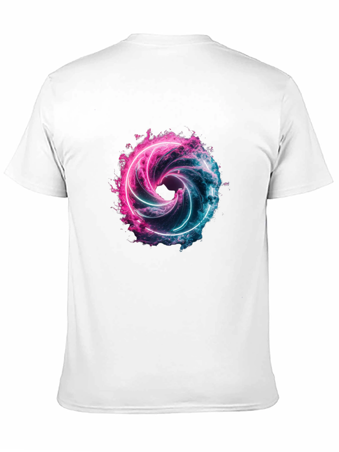 Neon Vortex Graphic T-Shirt