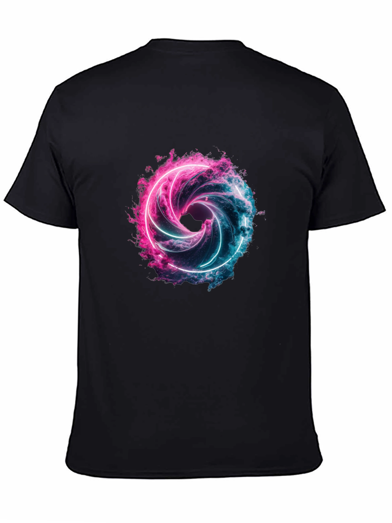 Neon Vortex Graphic T-Shirt
