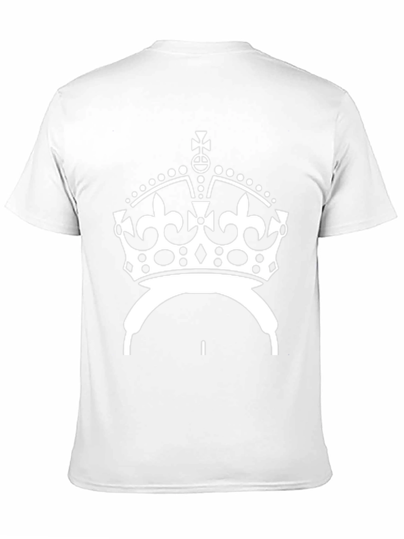 Keep Calm Crown Graphic Tee - Black