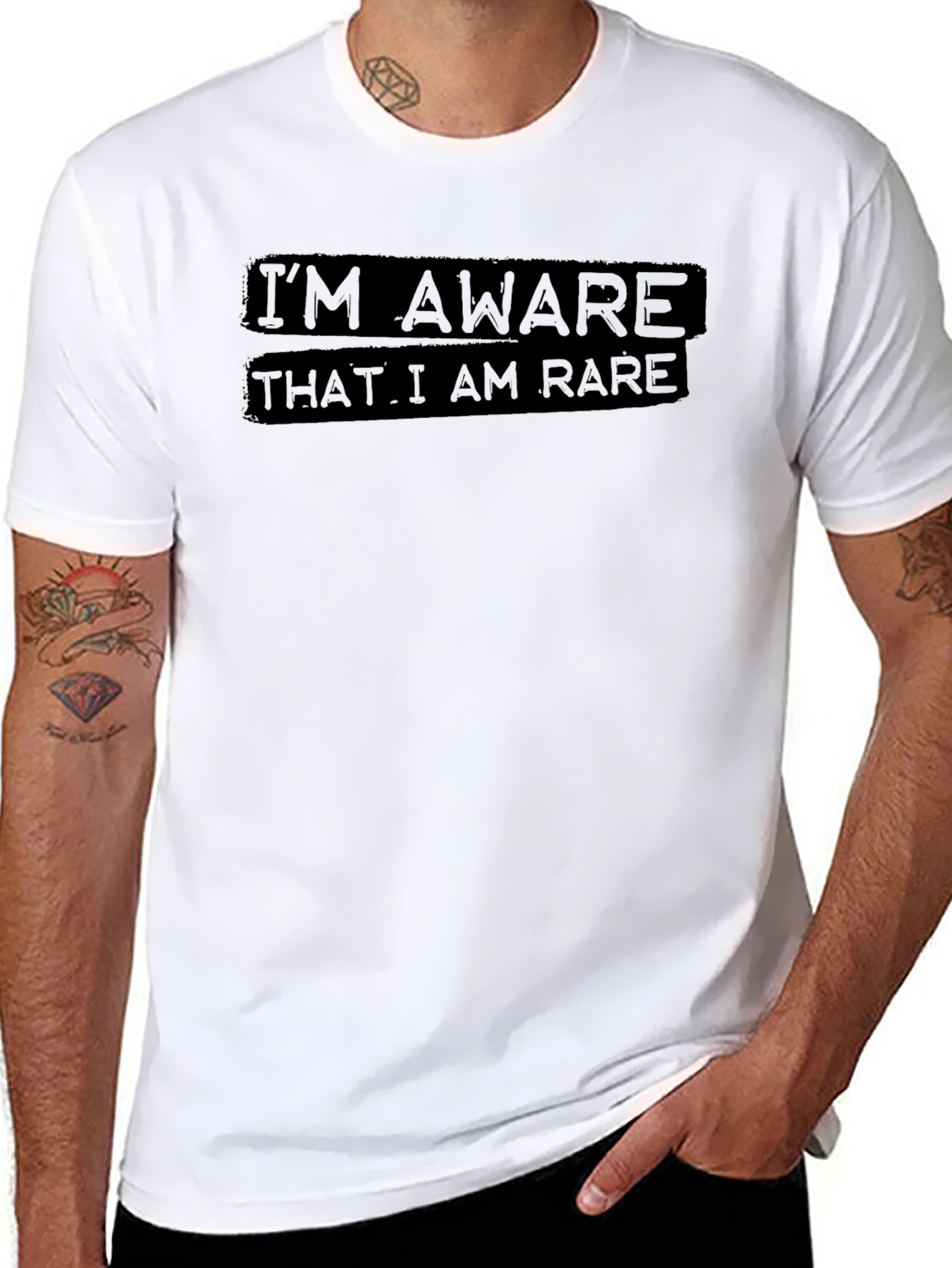 Im Aware That I Am Rare Graphic T-Shirt
