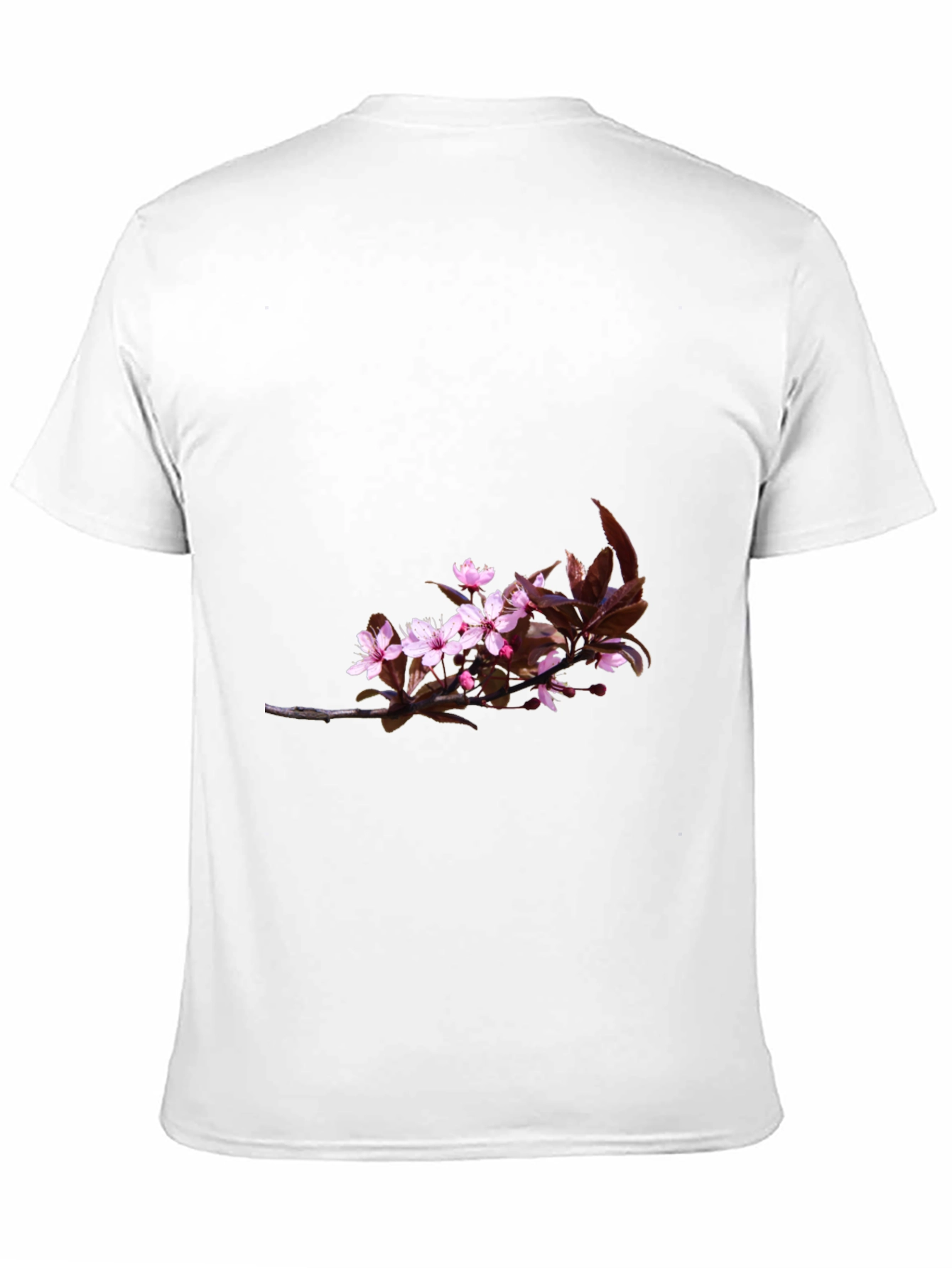 Black Floral T-Shirt for Men