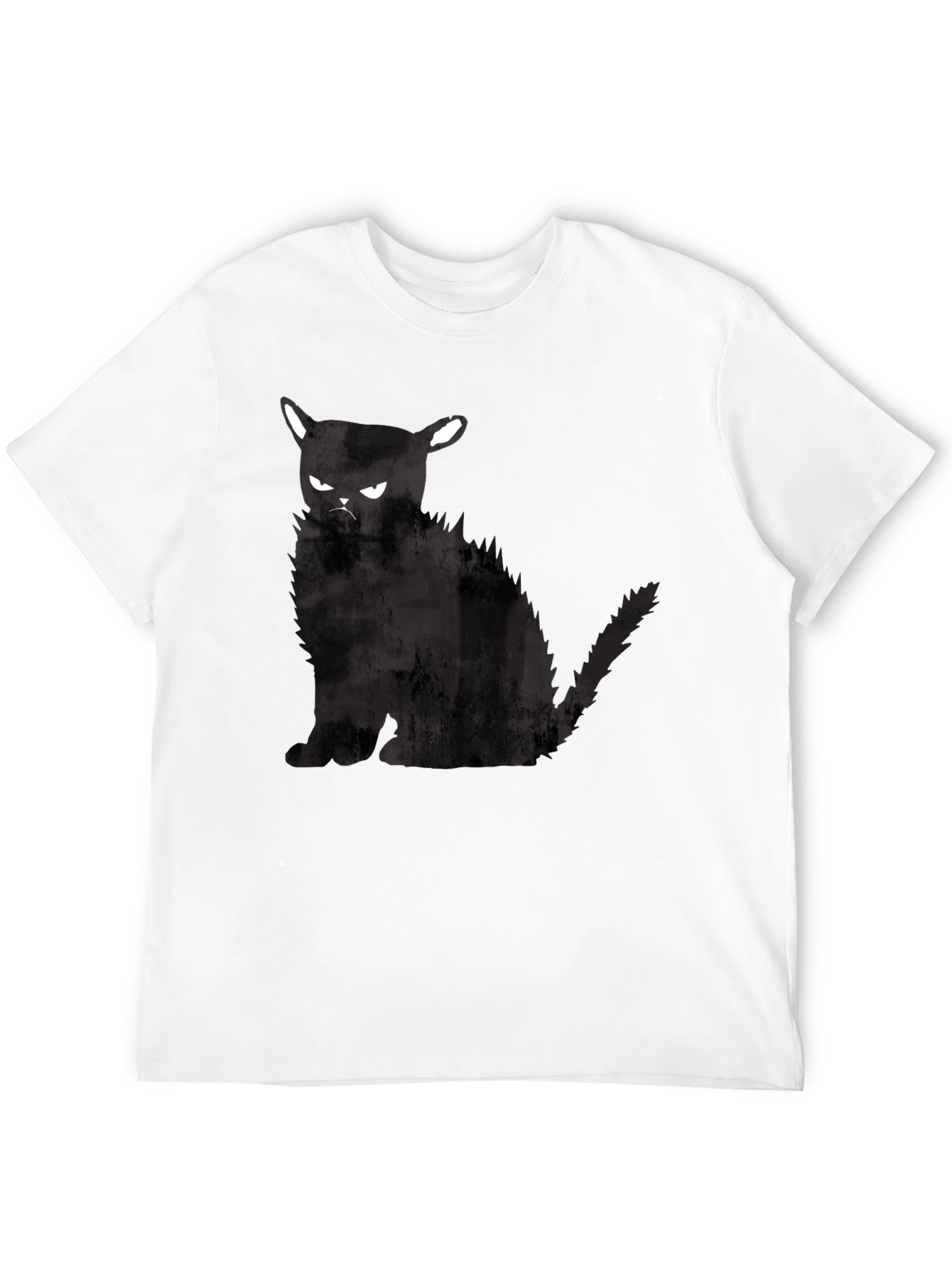 Grumpy Cat Graphic T-Shirt - Black Cotton Tee