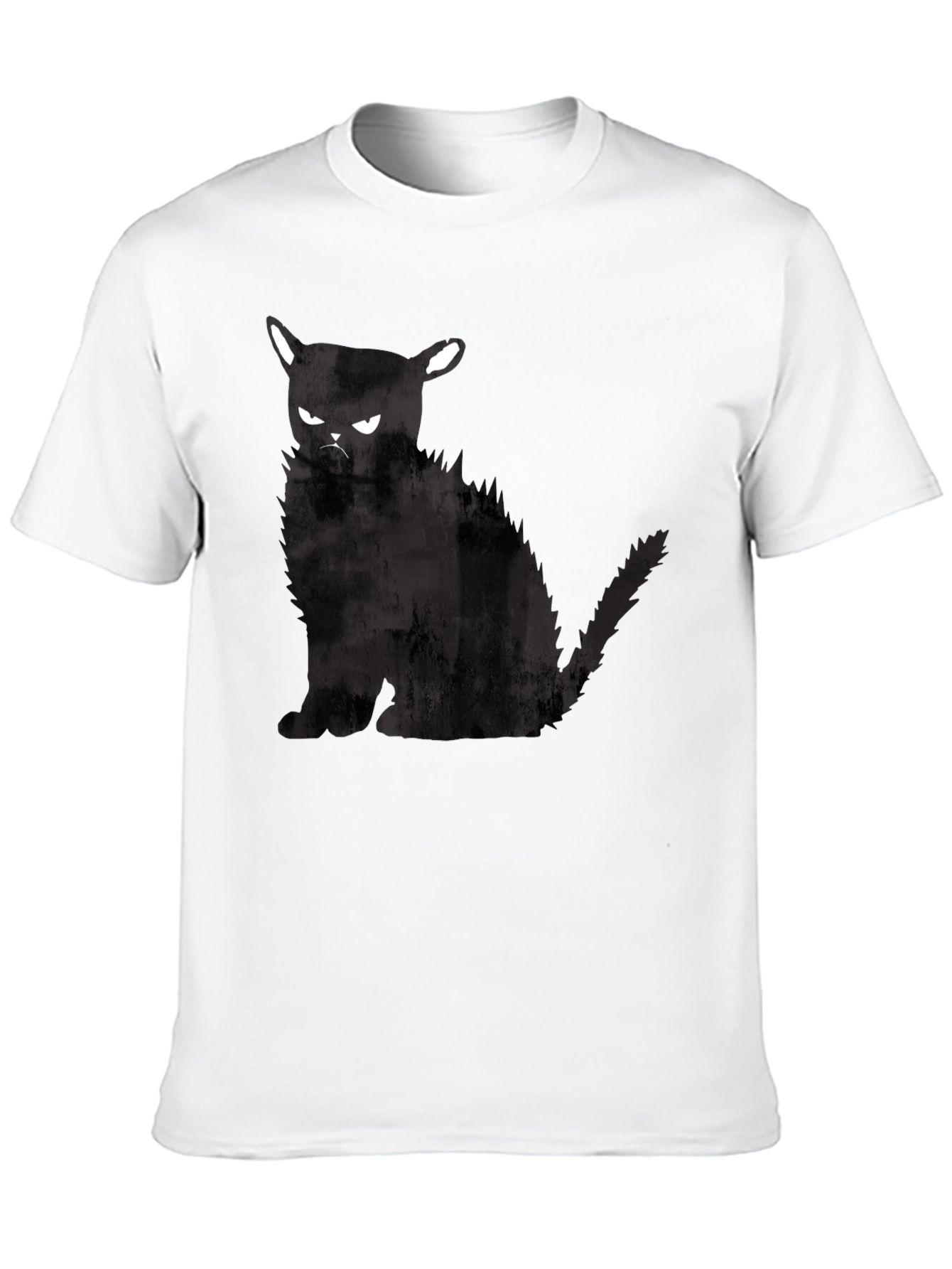 Grumpy Cat Graphic T-Shirt - Black Cotton Tee