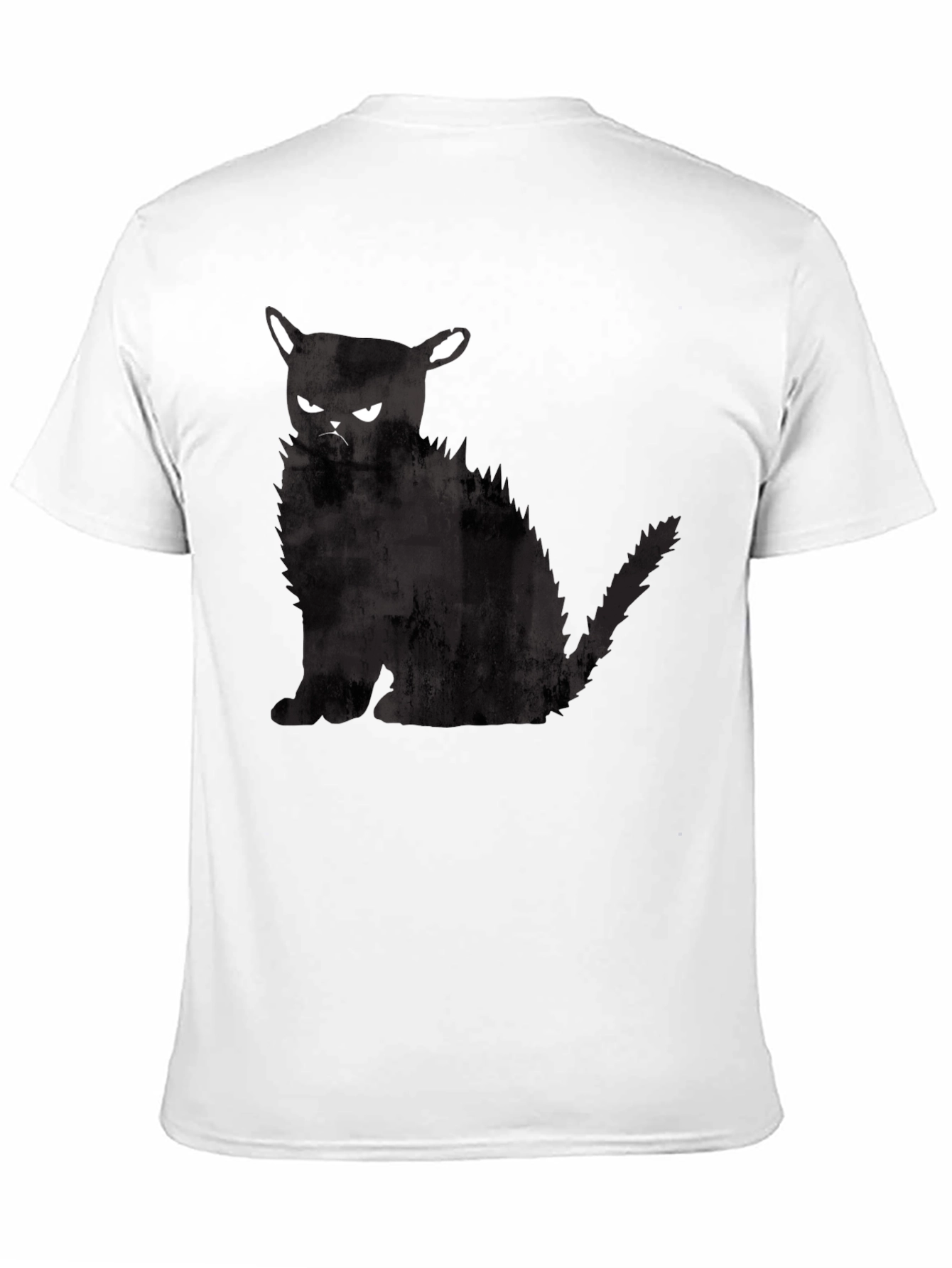 Grumpy Cat Graphic T-Shirt - Black Cotton Tee