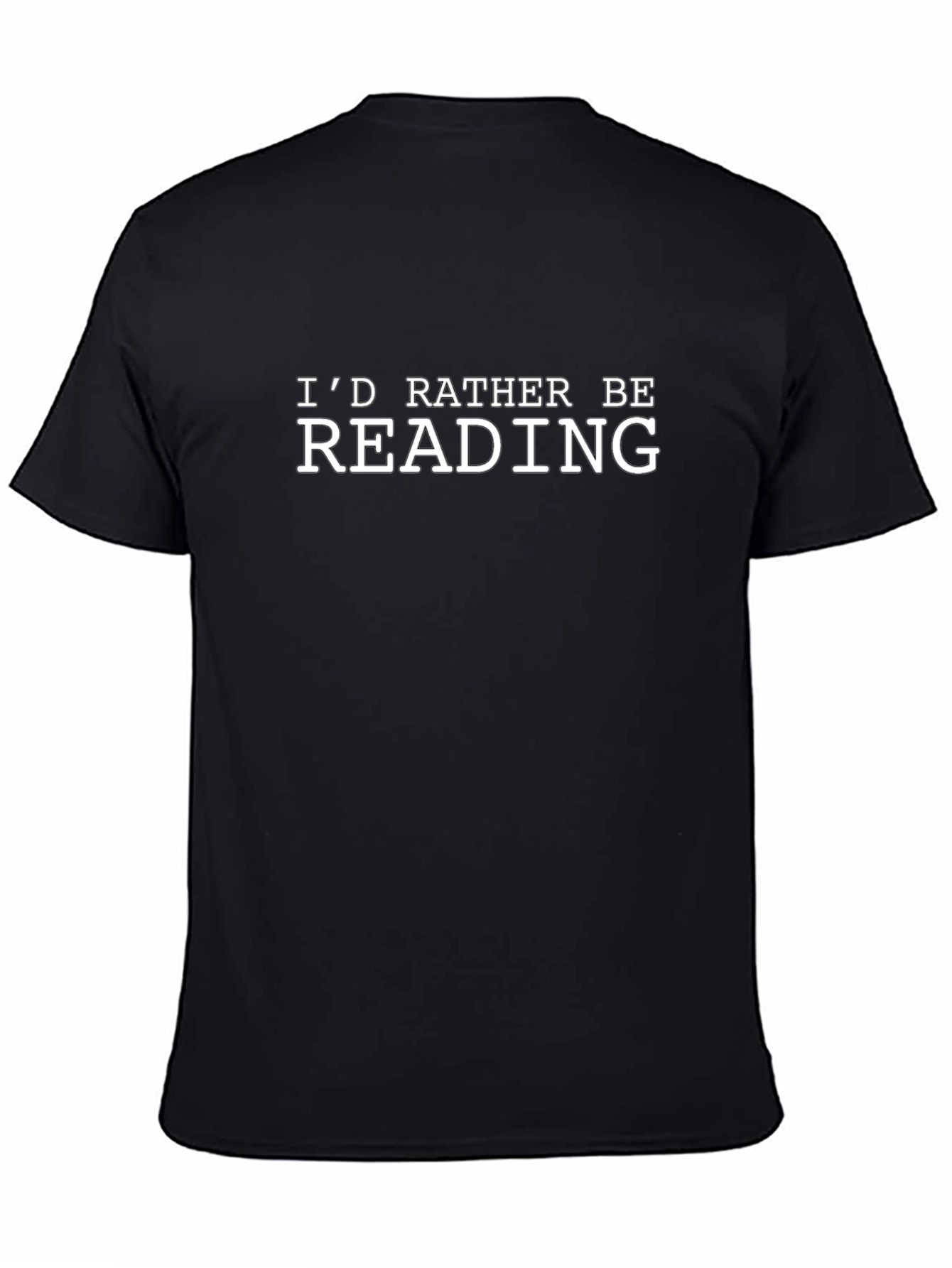 Id Rather Be Reading Black Graphic T-Shirt