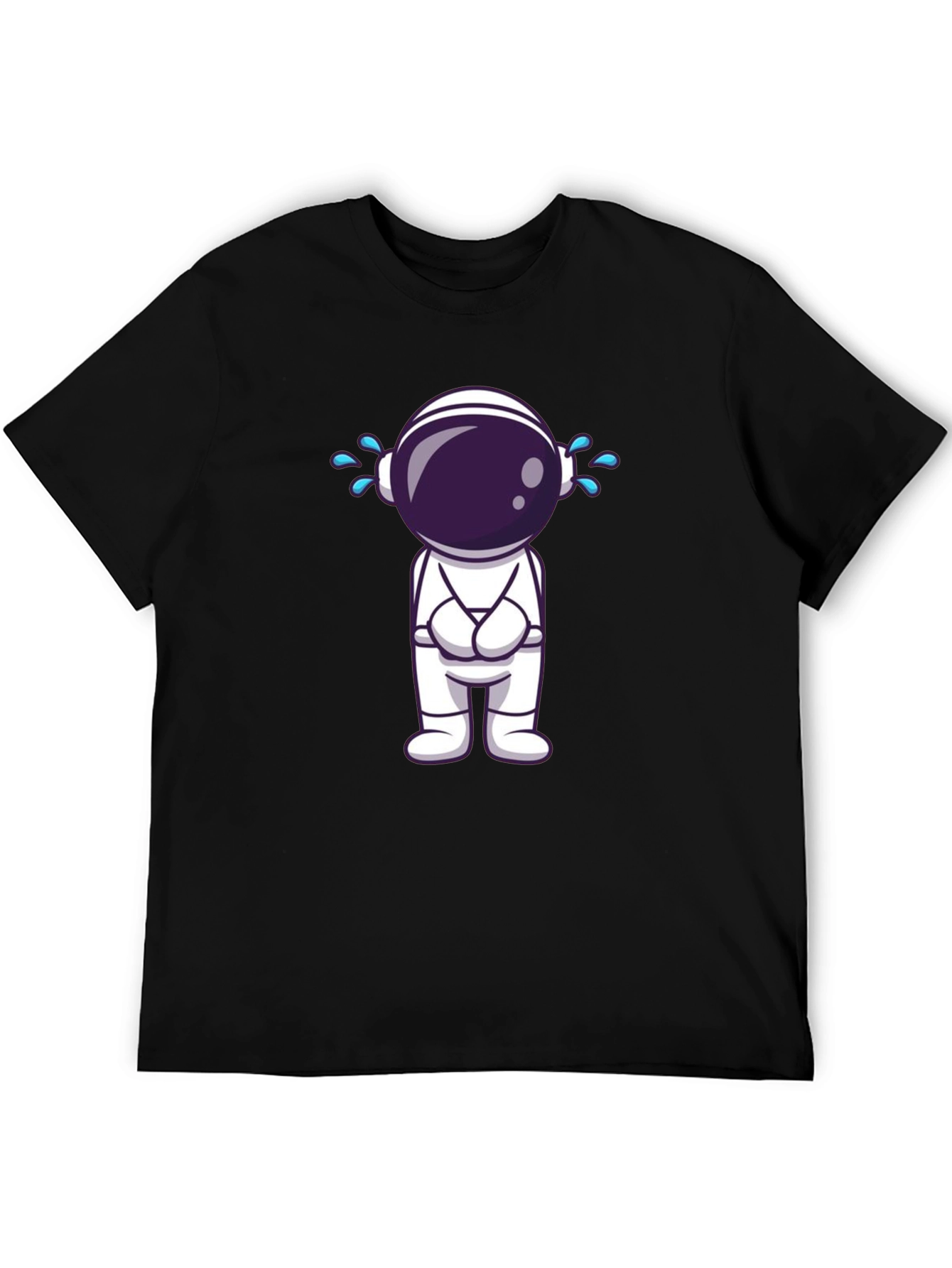 Sad Astronaut Graphic T-Shirt
