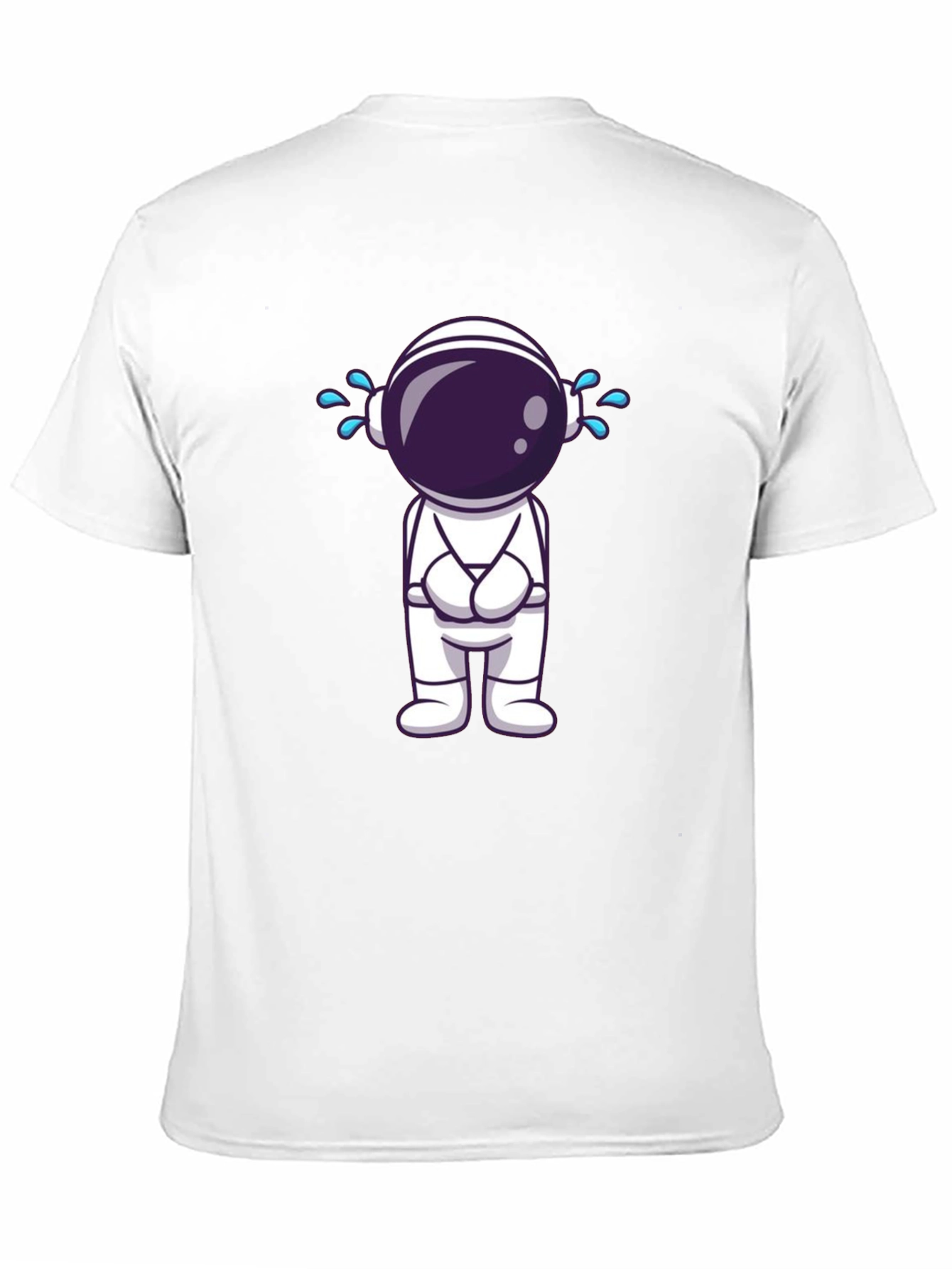 Sad Astronaut Graphic T-Shirt