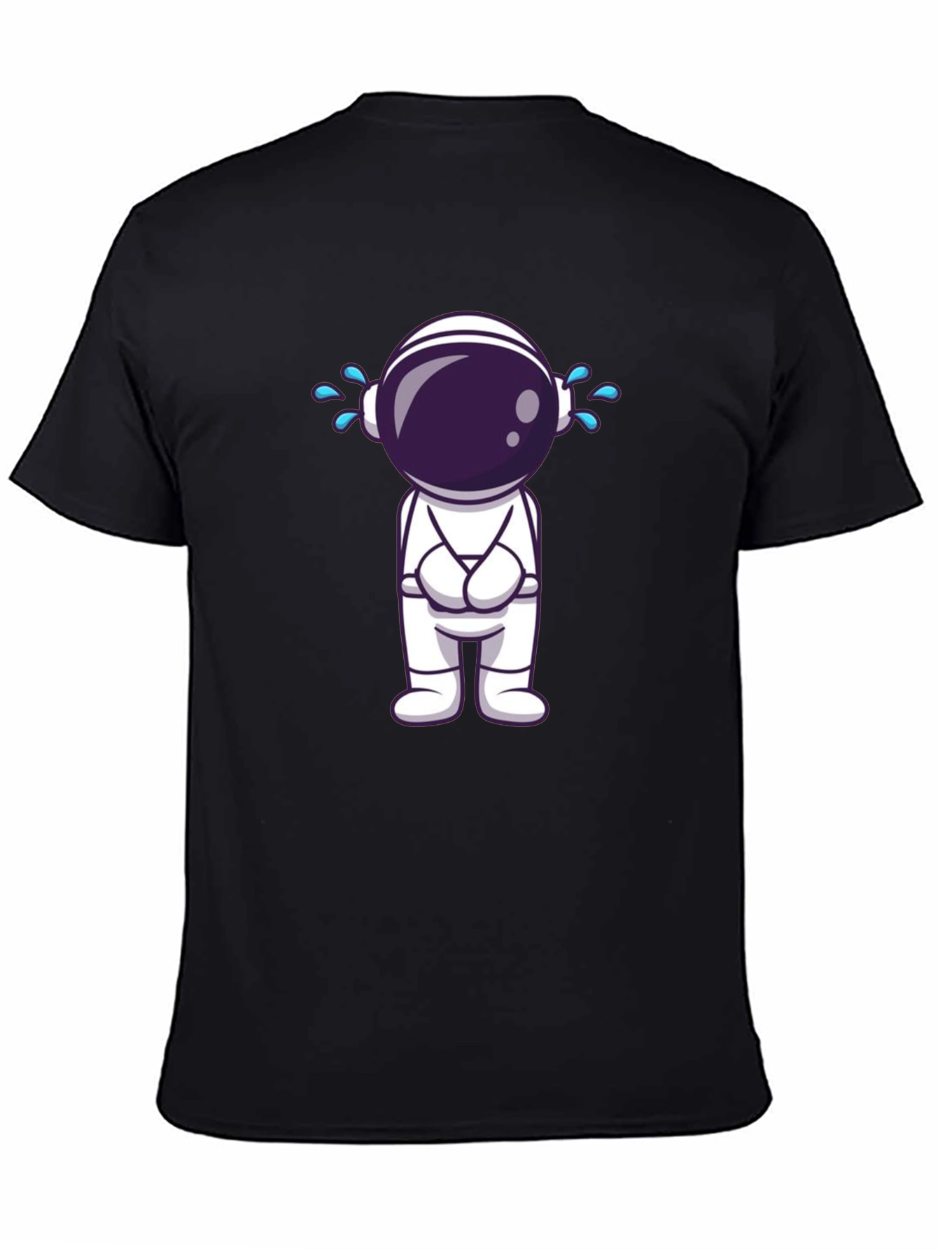 Sad Astronaut Graphic T-Shirt