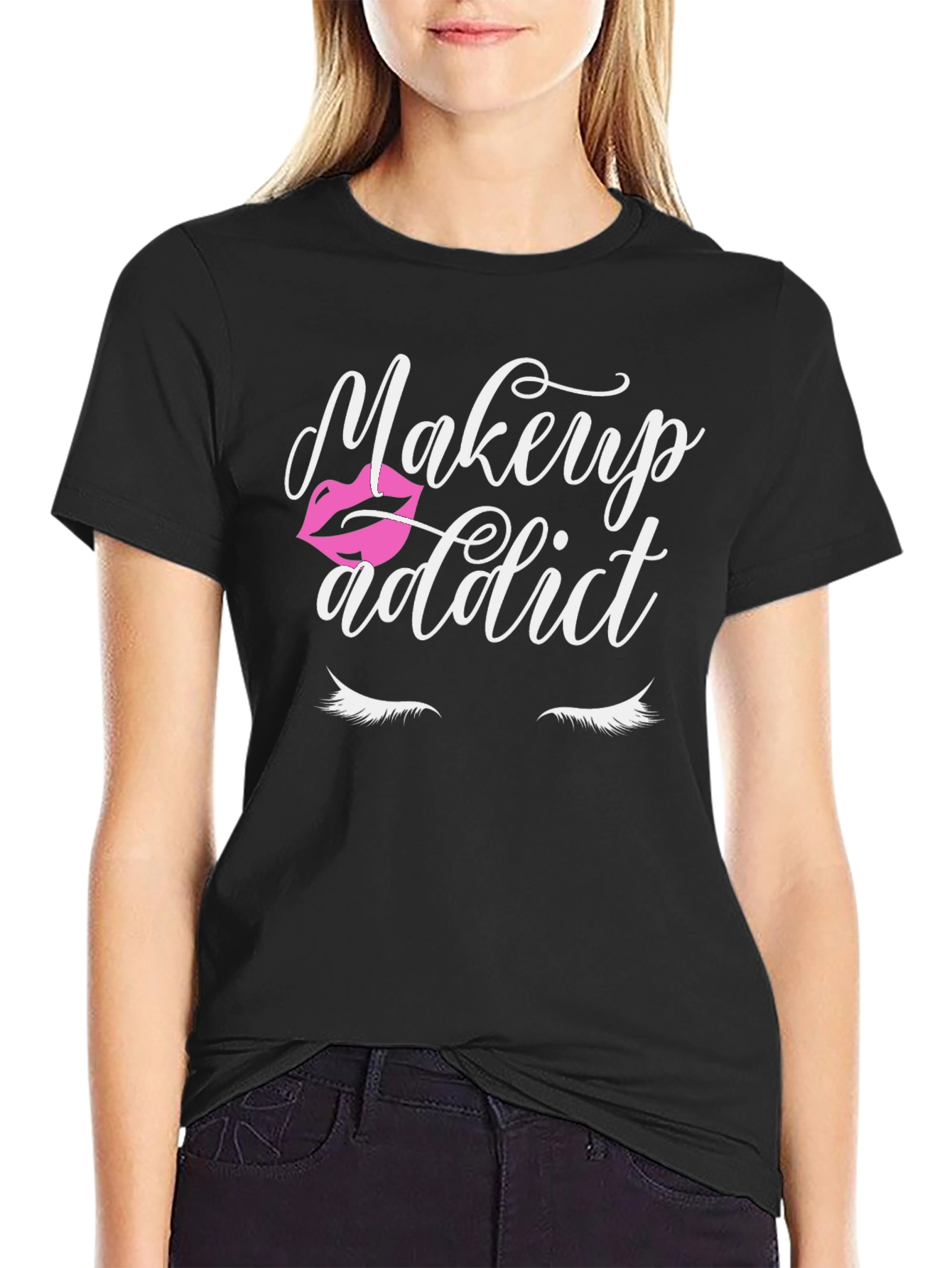 Makeup Addict Black T-Shirt