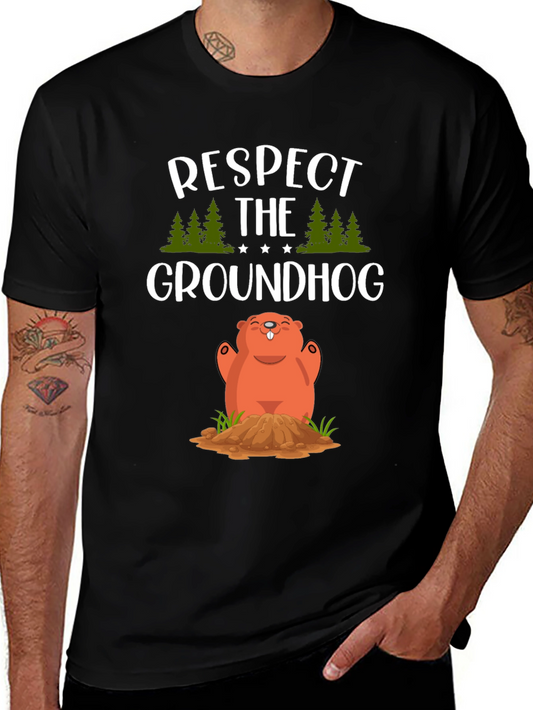 Respect The Groundhog Tee