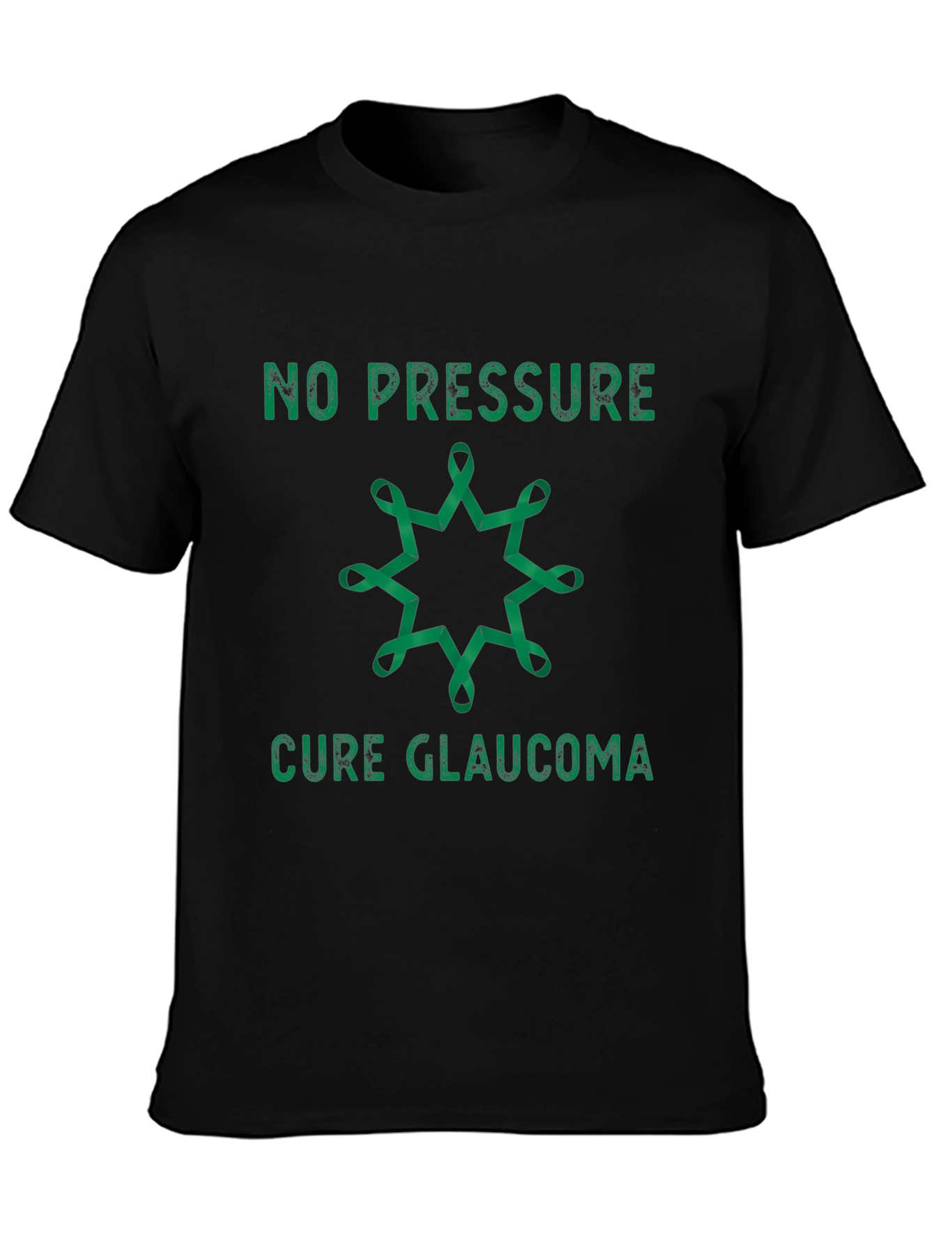 No Pressure Cure Glaucoma Awareness T-Shirt