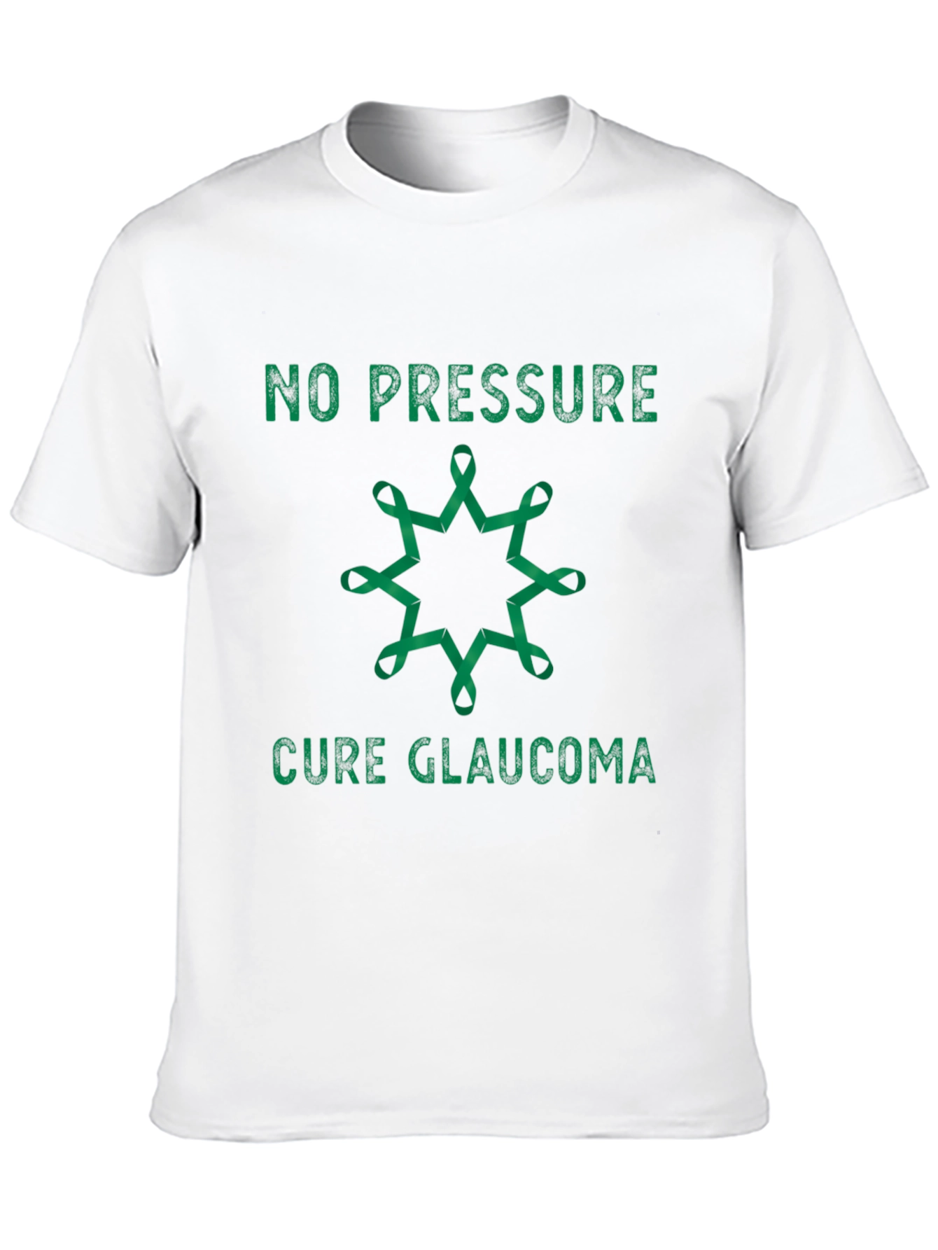 No Pressure Cure Glaucoma Awareness T-Shirt