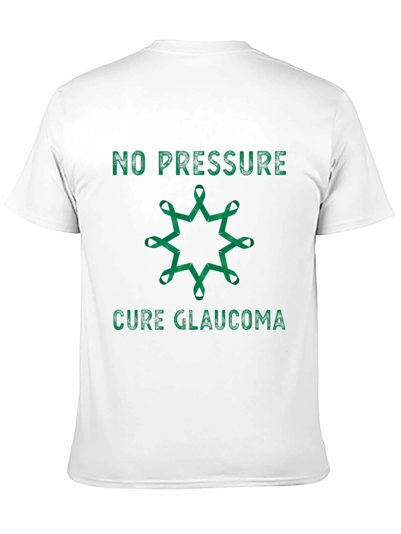 No Pressure Cure Glaucoma Awareness T-Shirt