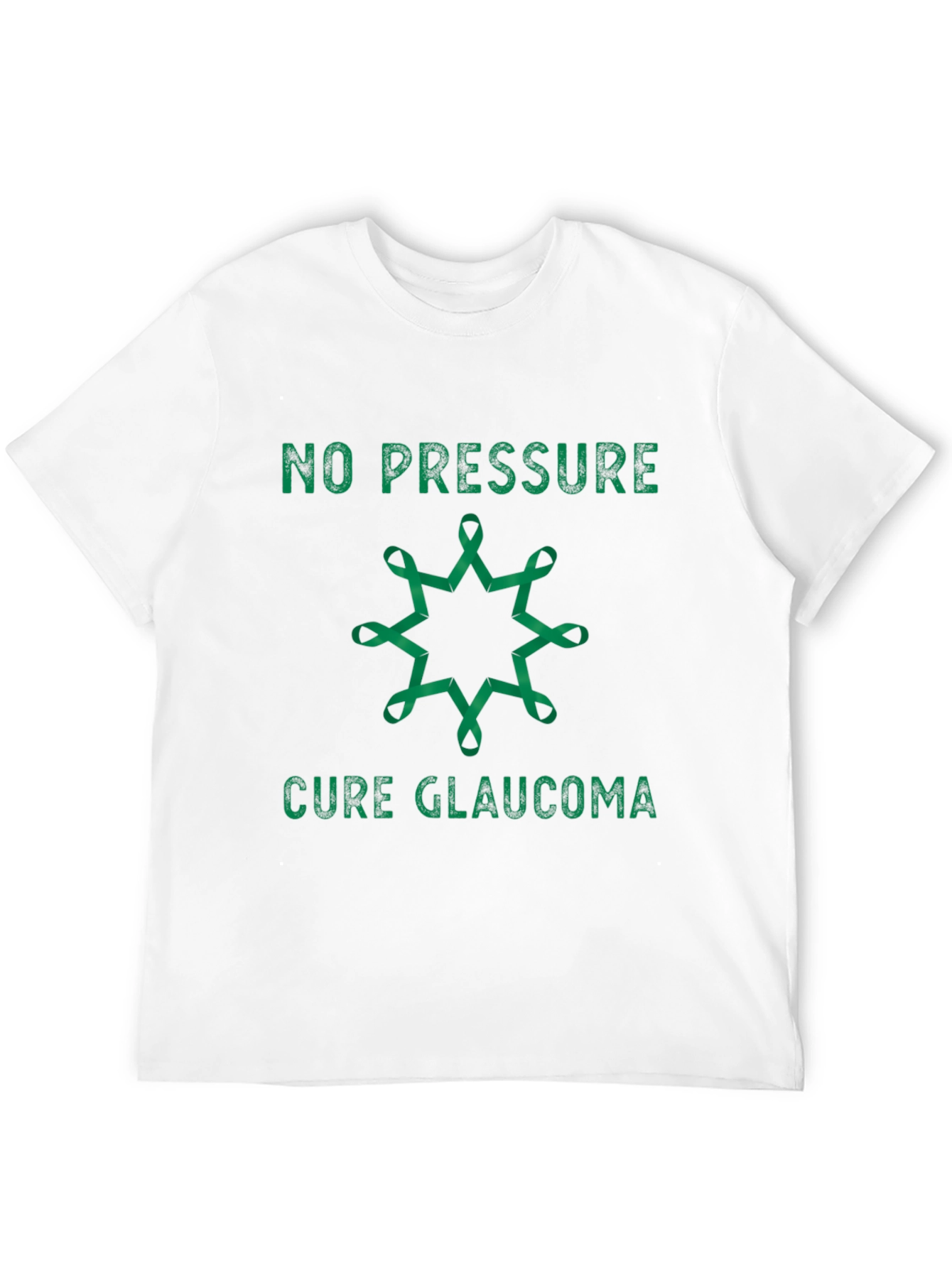 No Pressure Cure Glaucoma Awareness T-Shirt