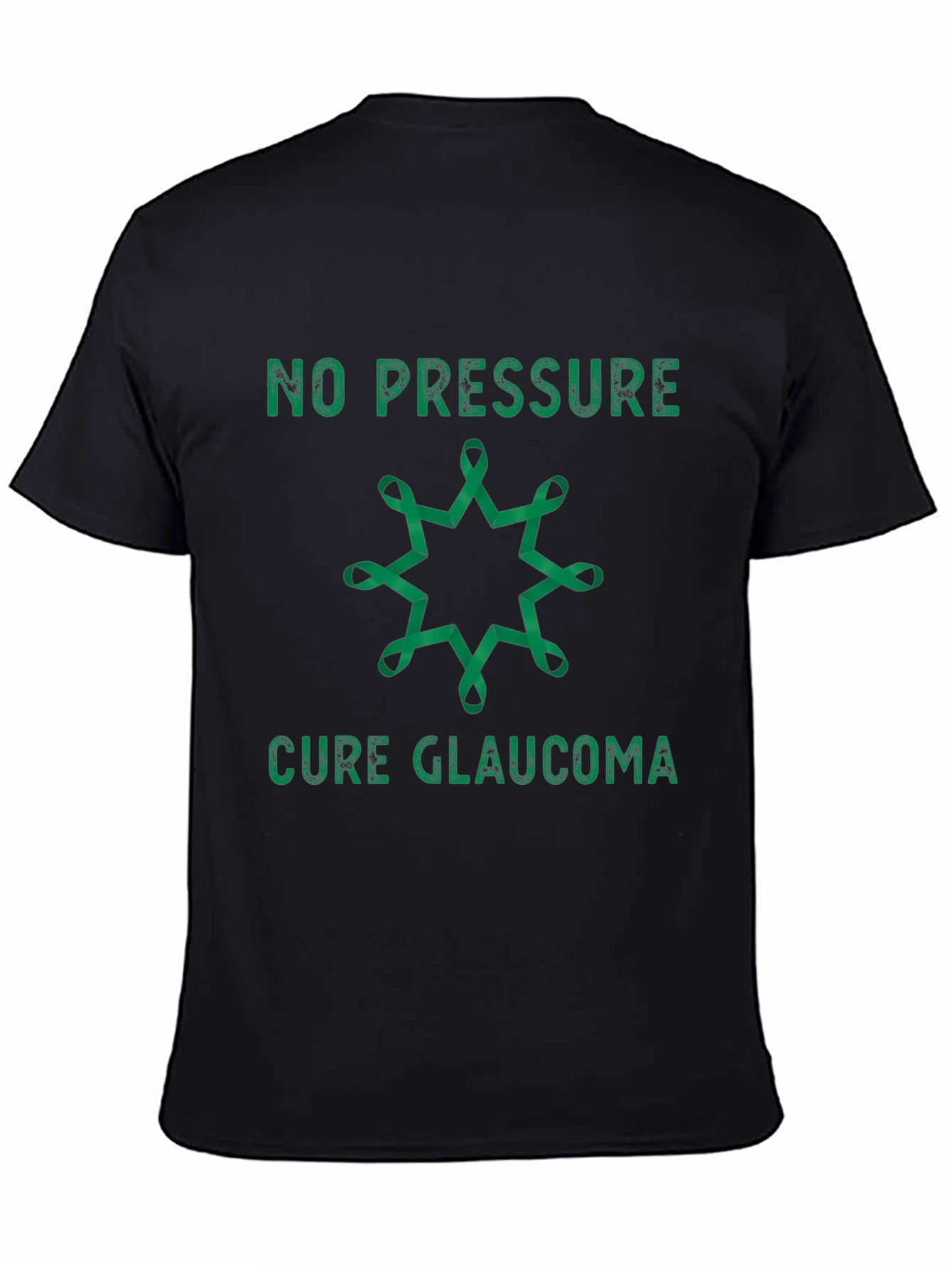 No Pressure Cure Glaucoma Awareness T-Shirt