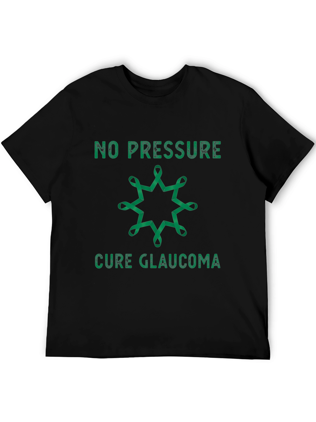 No Pressure Cure Glaucoma Awareness T-Shirt
