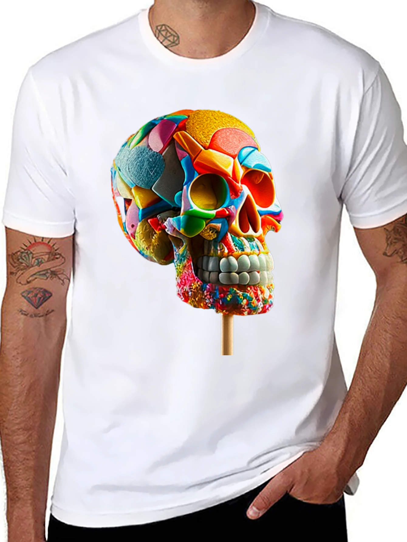 Candy Skull T-Shirt - Sweet & Spooky