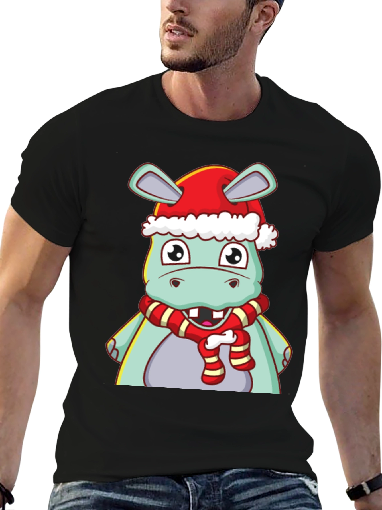 Festive Hippo T-Shirt