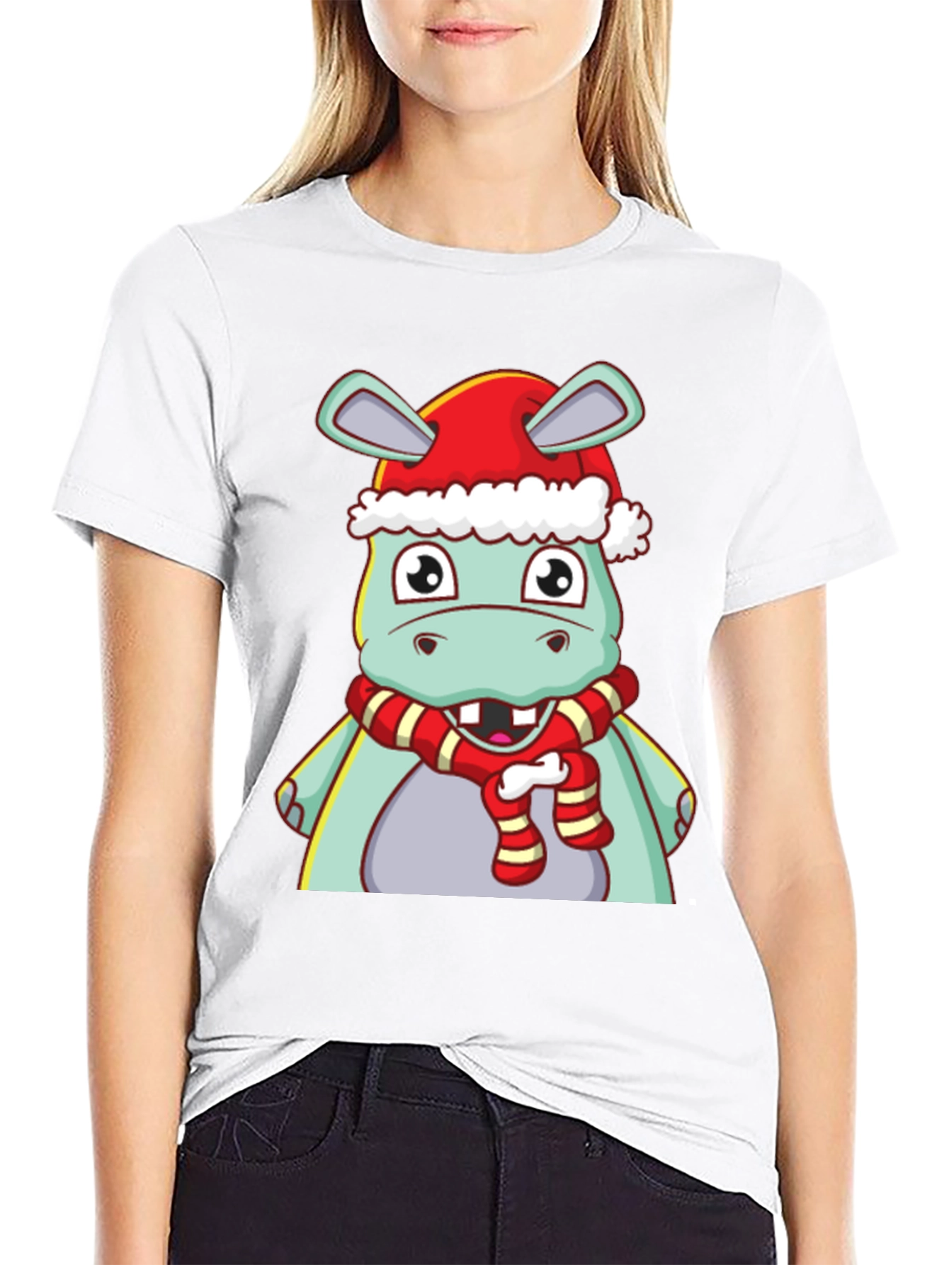 Festive Hippo T-Shirt